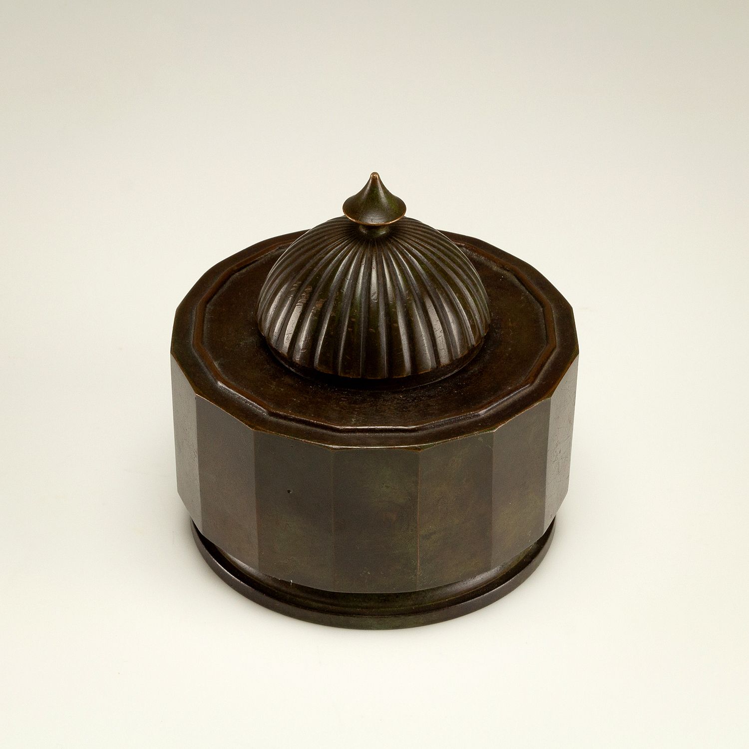 Bronze Inkwell, Gab, Sweden, 1930s photo vinterior
