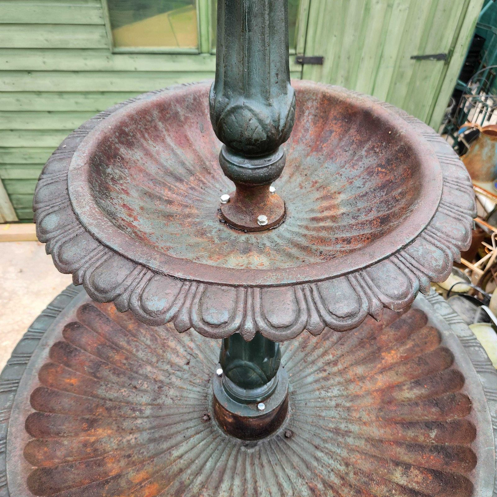 19th Century Cast Iron Garden Fountain   Coalbrookdale Style photo 5250.0