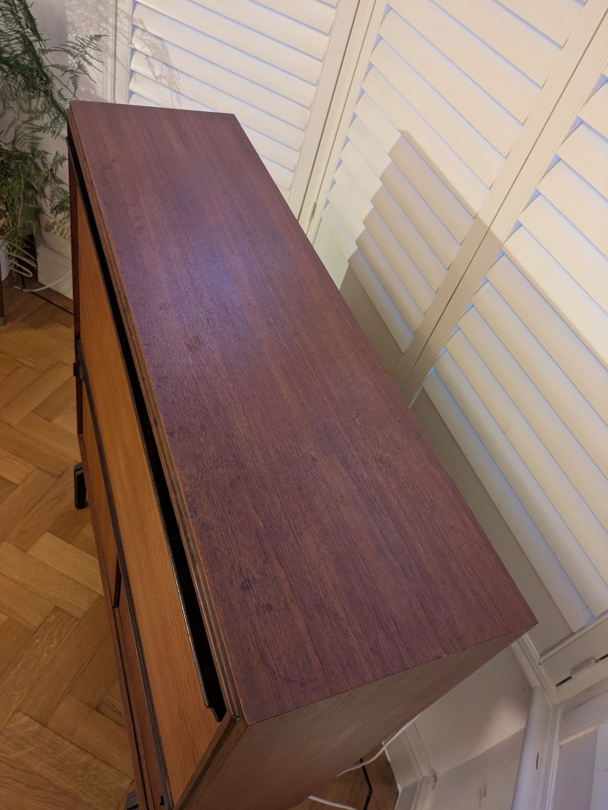 Furniture Mid Century Desk Bureau With Interior Light By Beaver And Tapley photo