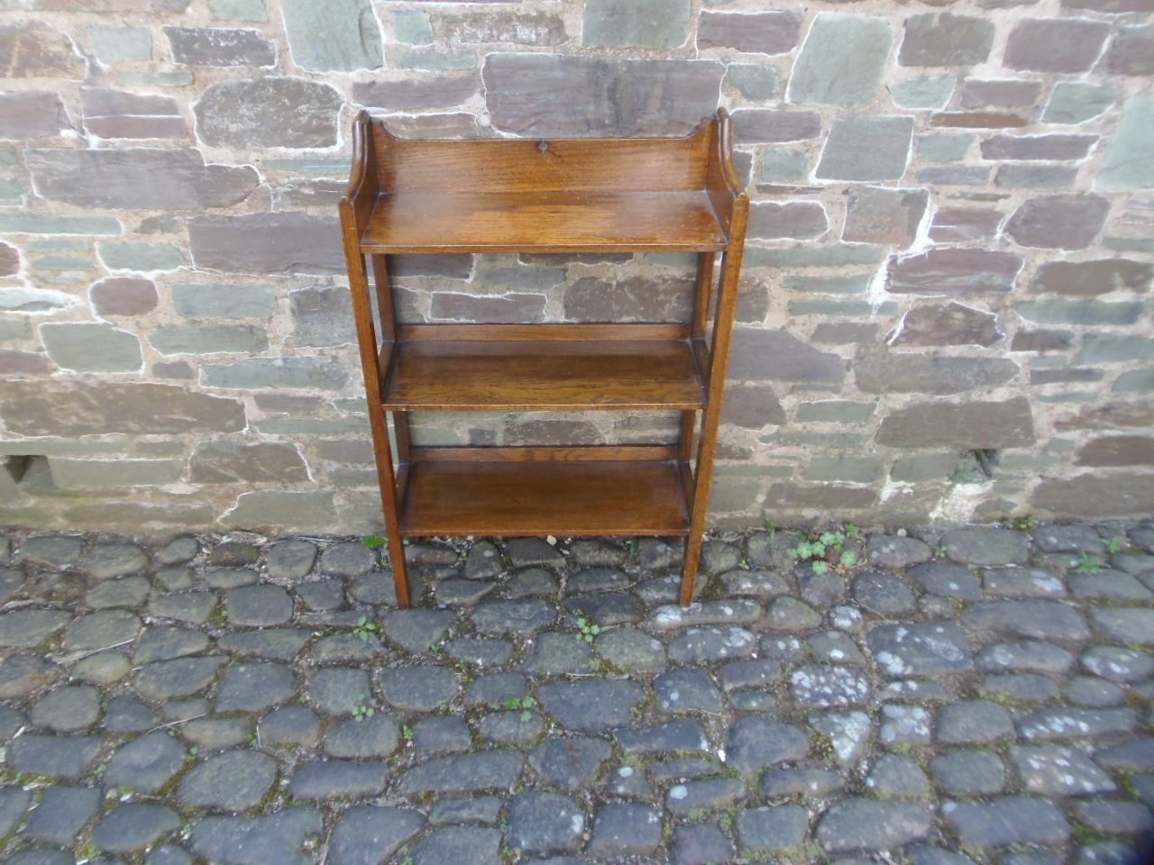 Arts And Crafts Oak Bookshelf, 1900s photo for sale