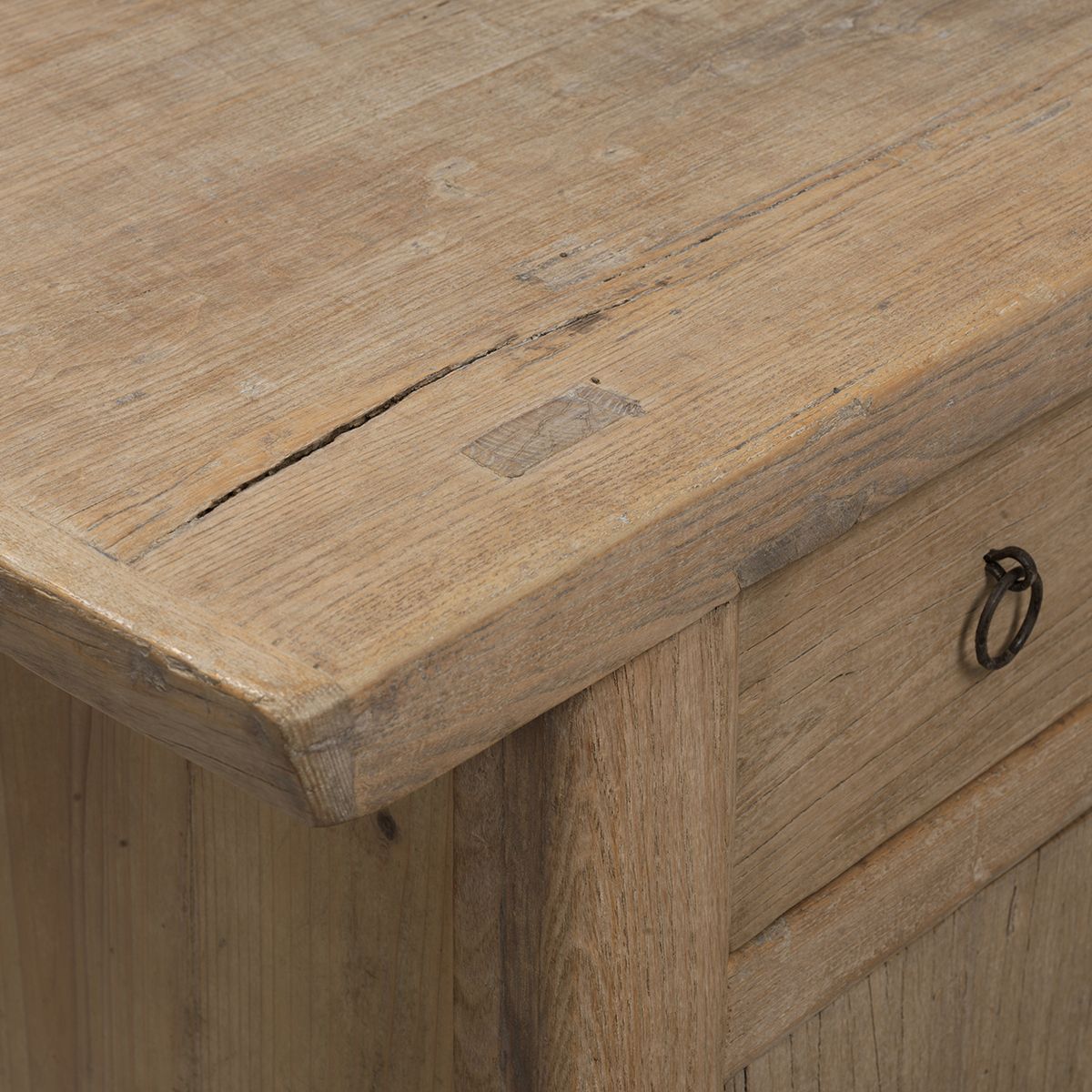 Tapered Natural Elm Cabinet, Traditional photo buy