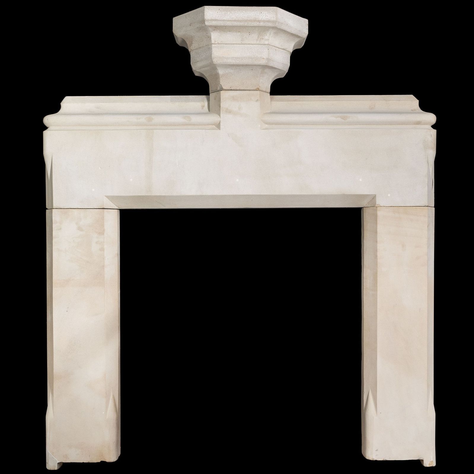 Antique Victorian Sandstone Fireplace Surround photo vintage