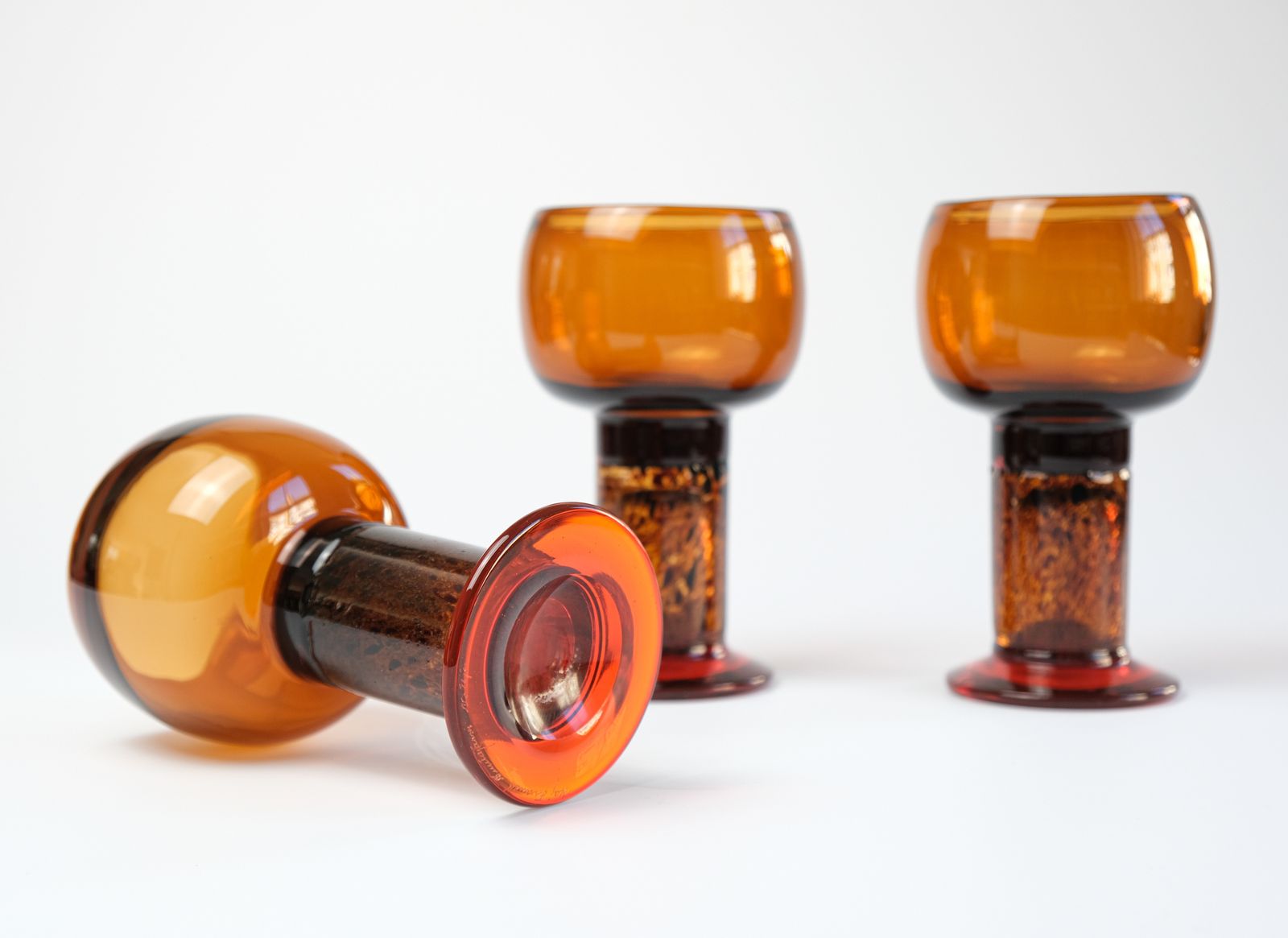 Kaj Franck Model Kf539 "Pokaali" Goblet For Nuutajärvi Notsjö, Circa 1972 photo vintage