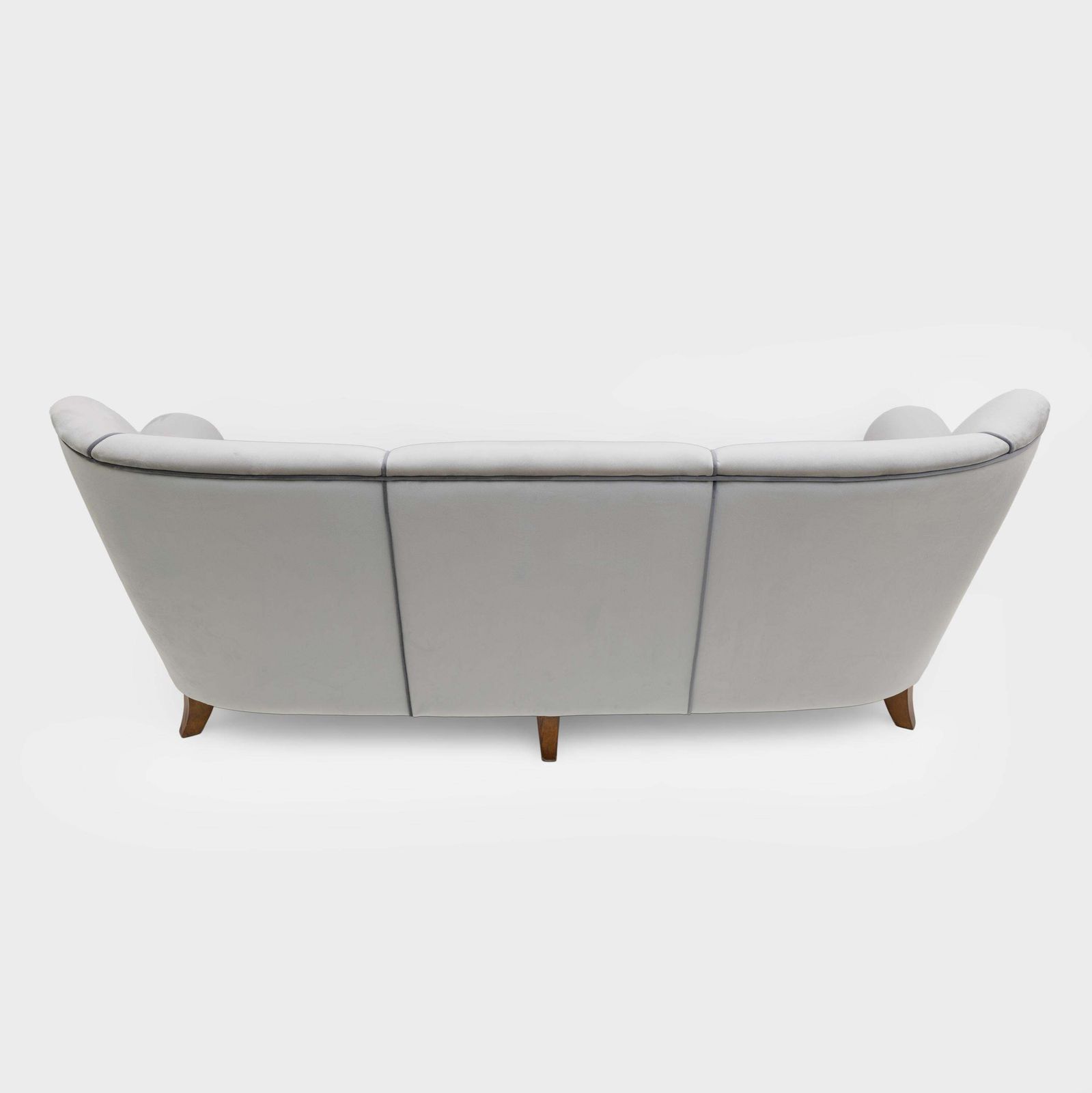 10519.0 Attributed Guglielmo Ulrich Art Deco Italian Velvet Sofa, 1940s photo