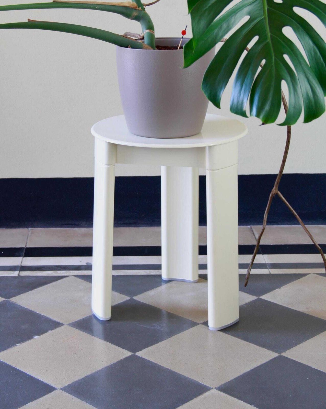 Giacomino, Vintage Space Age Stool By Olaf Von Bohr For Gedy, Italy, 1970s