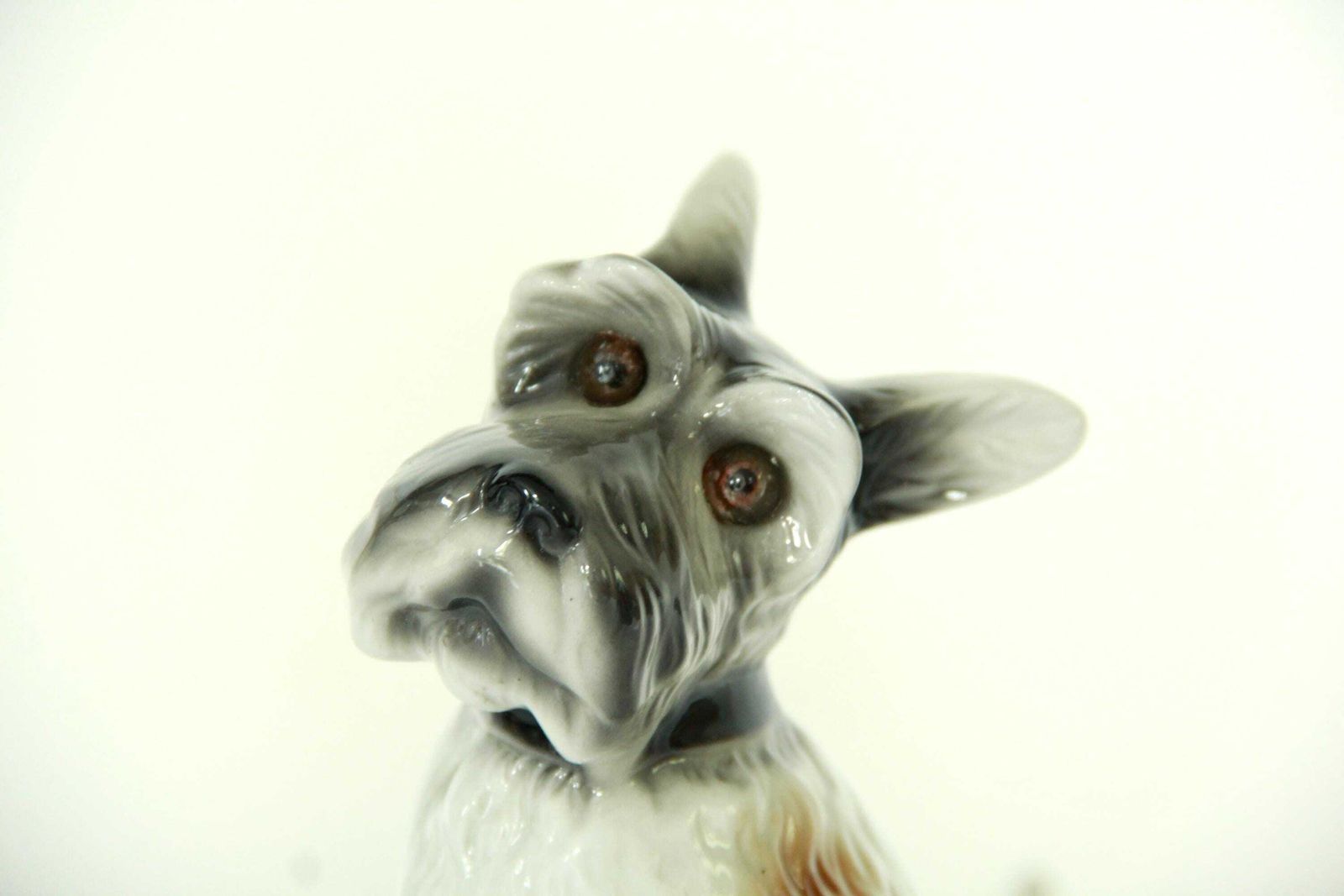 Billy, Scottish Terrier Porcelain Table Lamp, Italy, 1930s photo 253.0