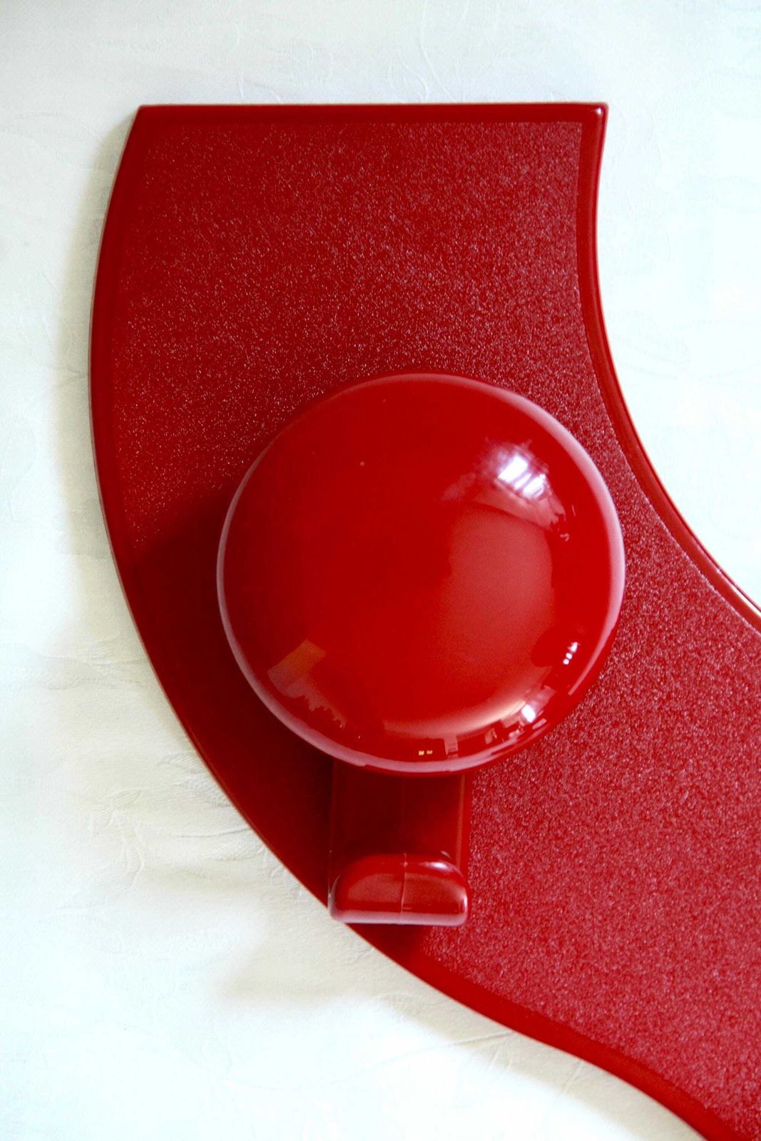 photo for sale Bottoni, Vintage Space Age Minimalist Plastic Coat Rack By L.Caramella For Con&Con, Italy, 1970s