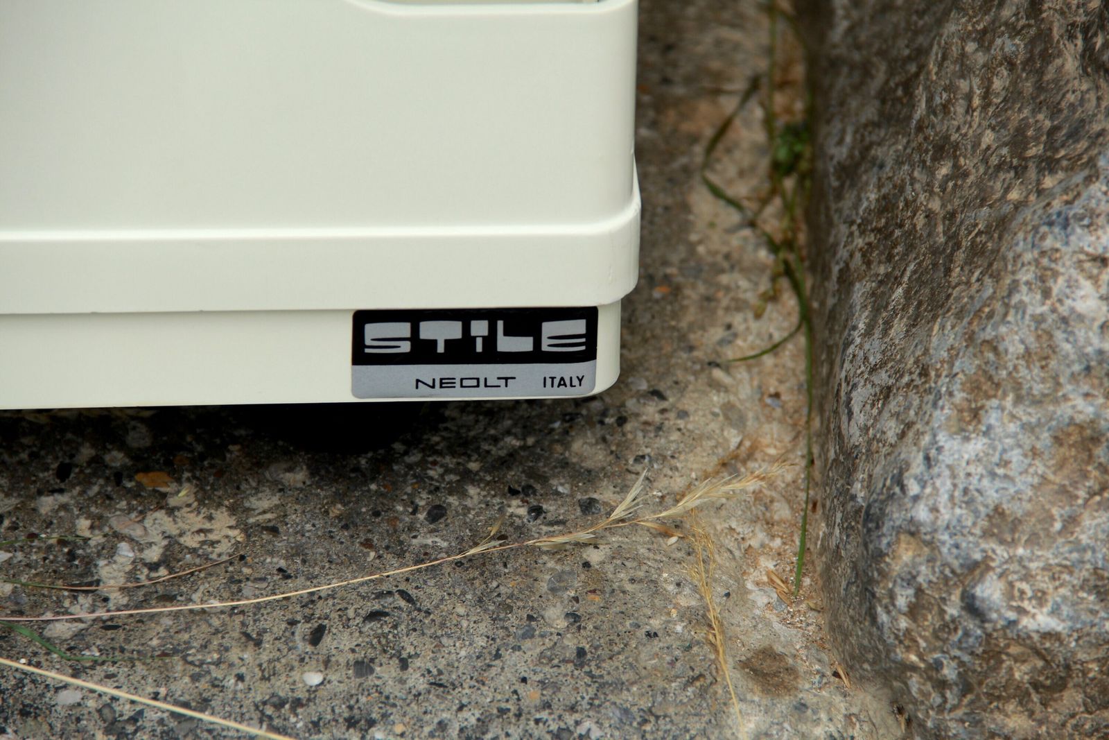Neolt, Italian Cream Plastic Trolley By Giovanni Pelis For Stile Neolt, Italy, 1960s photo buy