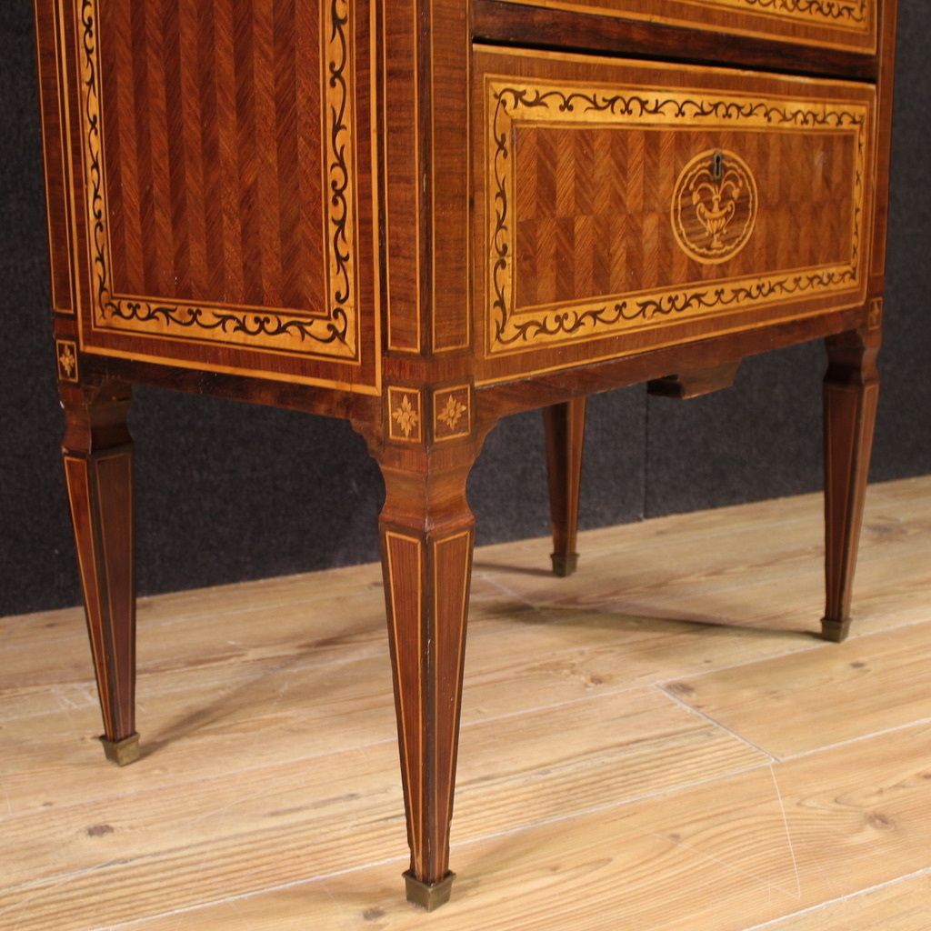 2400.0 20th Century Louis XVI Style Inlaid Chest Of Drawers photo