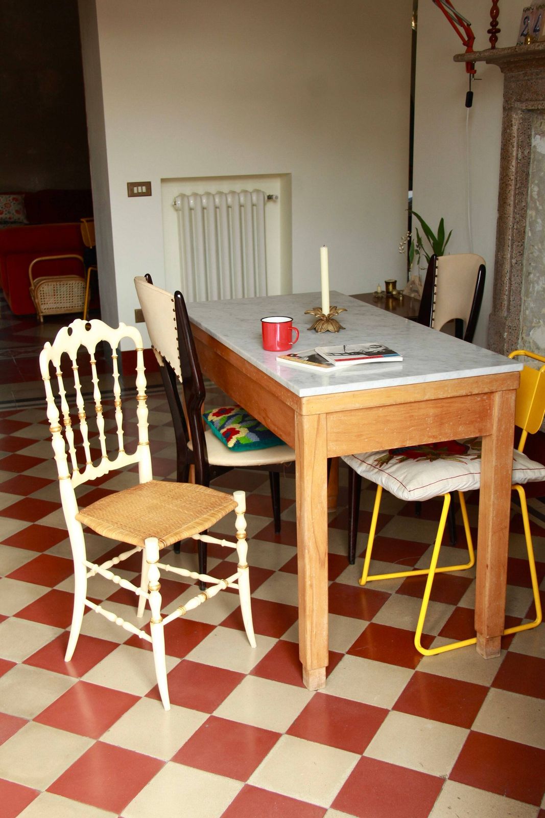 photo for sale Parigina, Antique Chiavarina Chair, Italy, 1940s