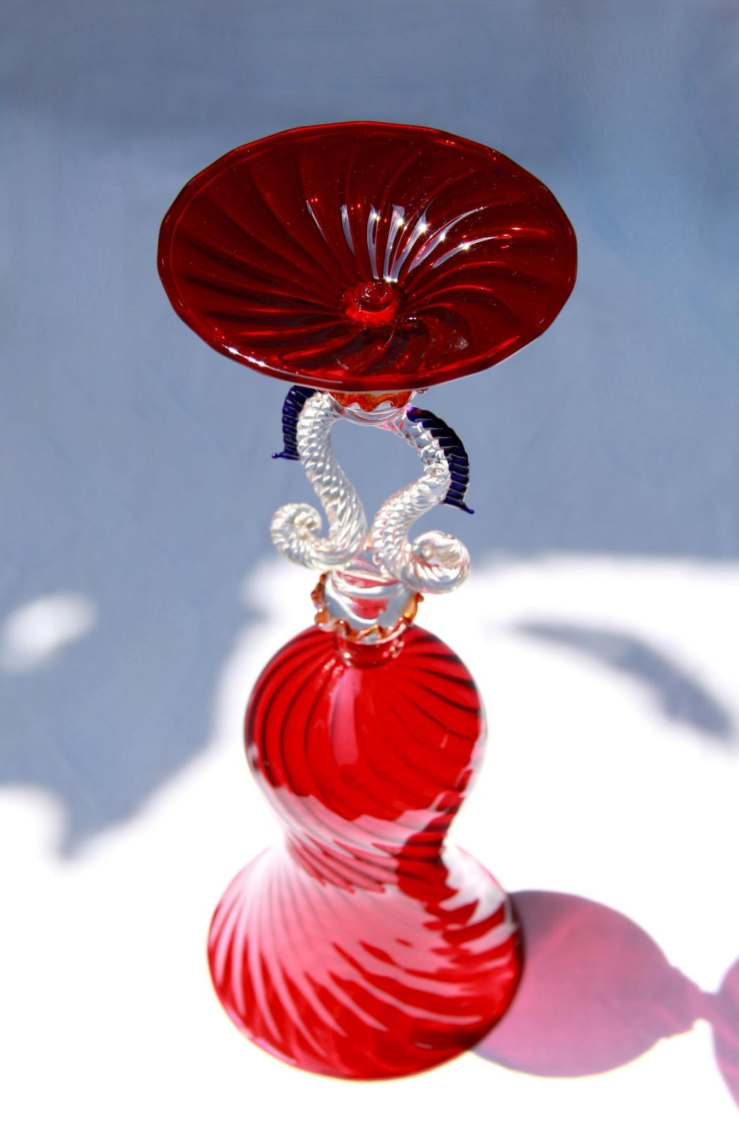 photo furniture Strelitzia, Antique Murano Glass Goblet / Tipetto, Italy, 1950s
