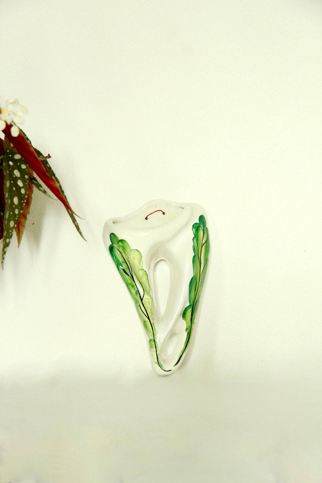 Alloro, Antique Art Deco Wall Vase/ Radiator Humidifier, Italy, 1940s