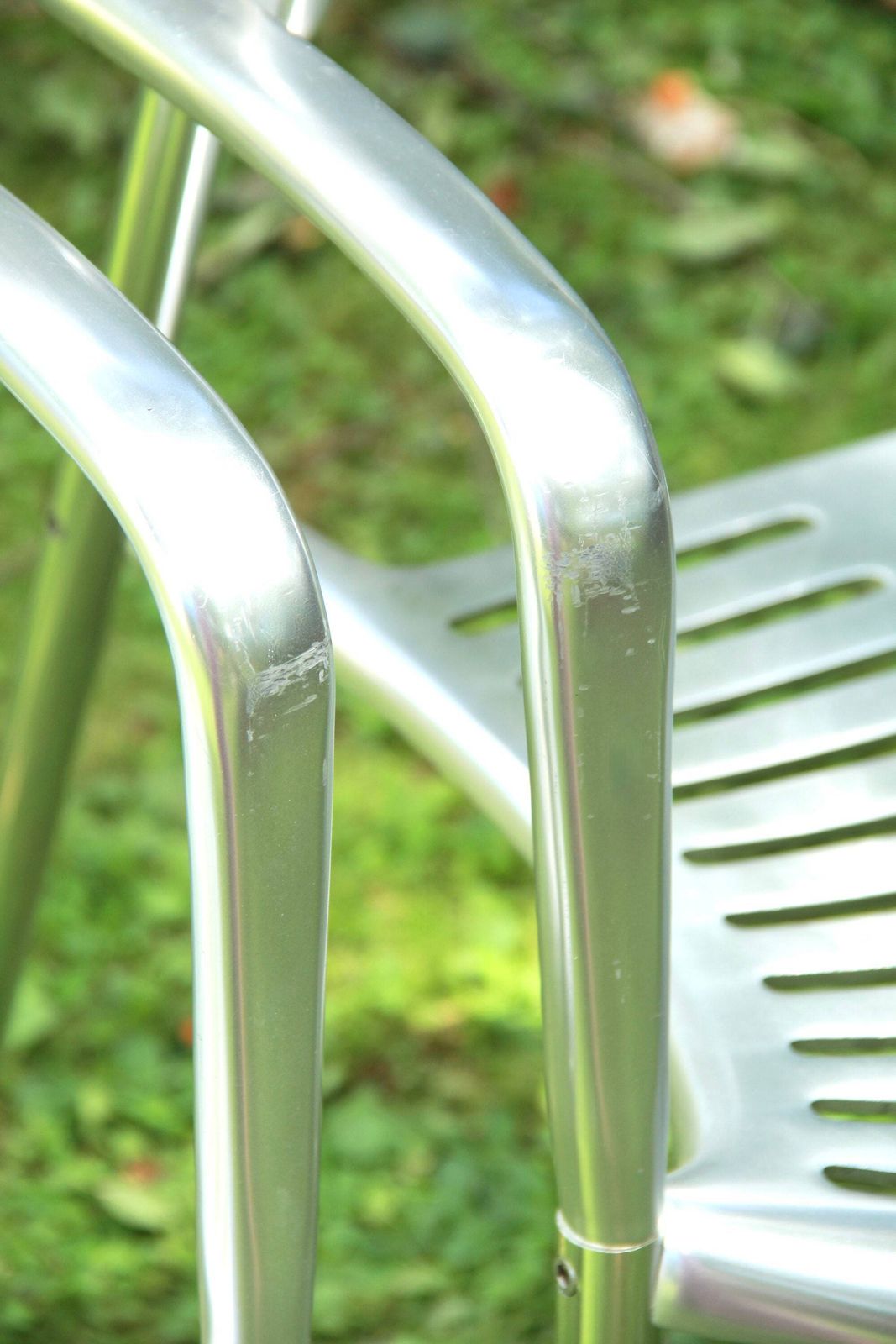 Toledo, Metal Chair By Jorge Pensi For Amat 3, Spain, 1980s photo vinterior