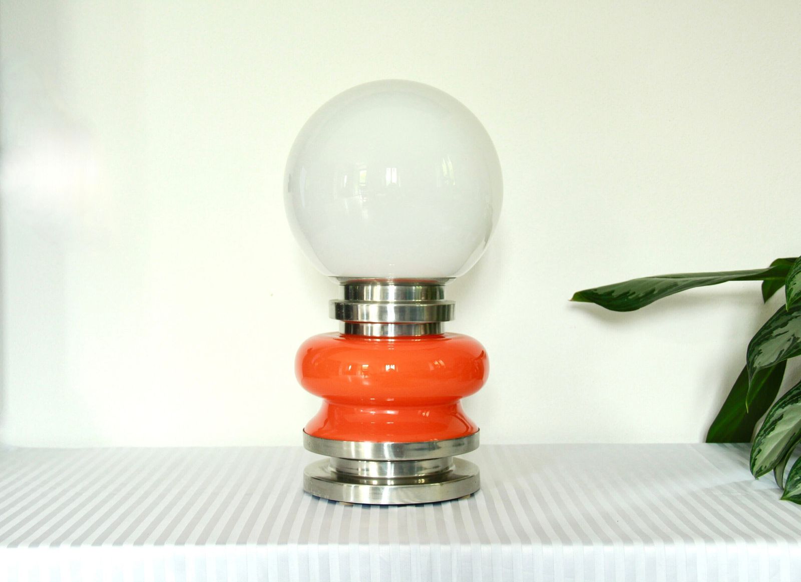 Arancina, Space Age Birillo Murano Glass Lamp, Italy, 1970s photo furniture