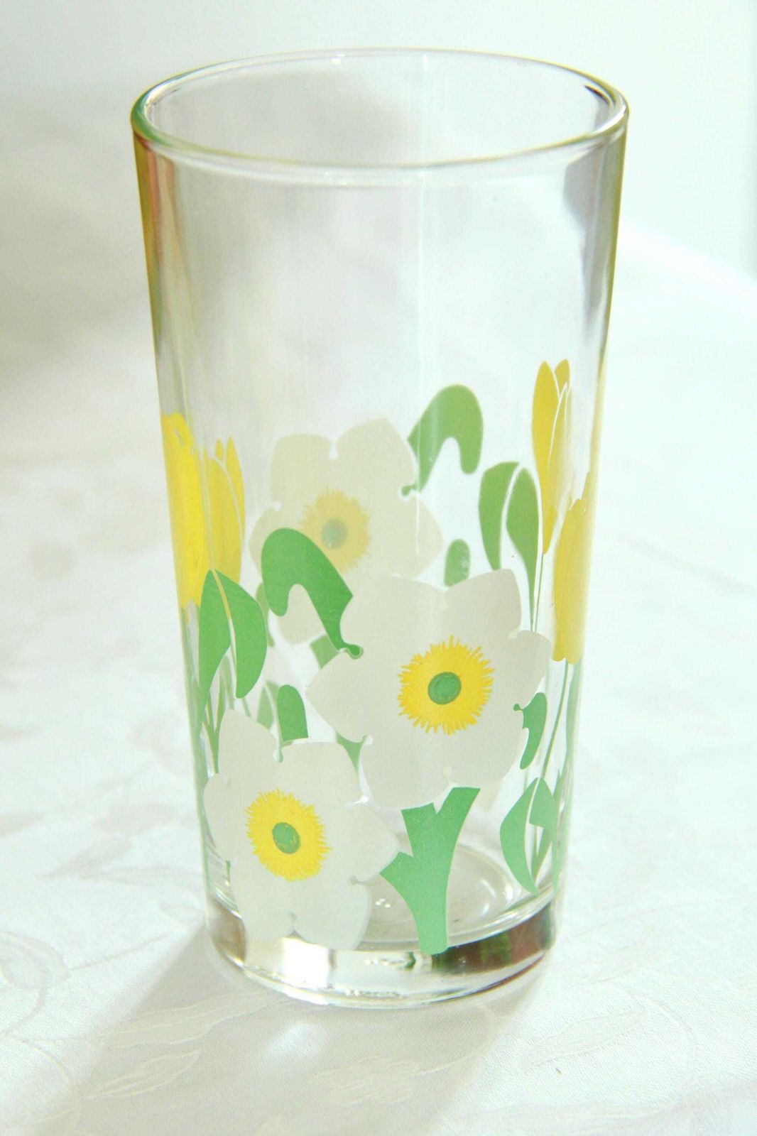 Fiori, Vintage Flower Glasses, Set Of 6, Italy, 1970s photo buy