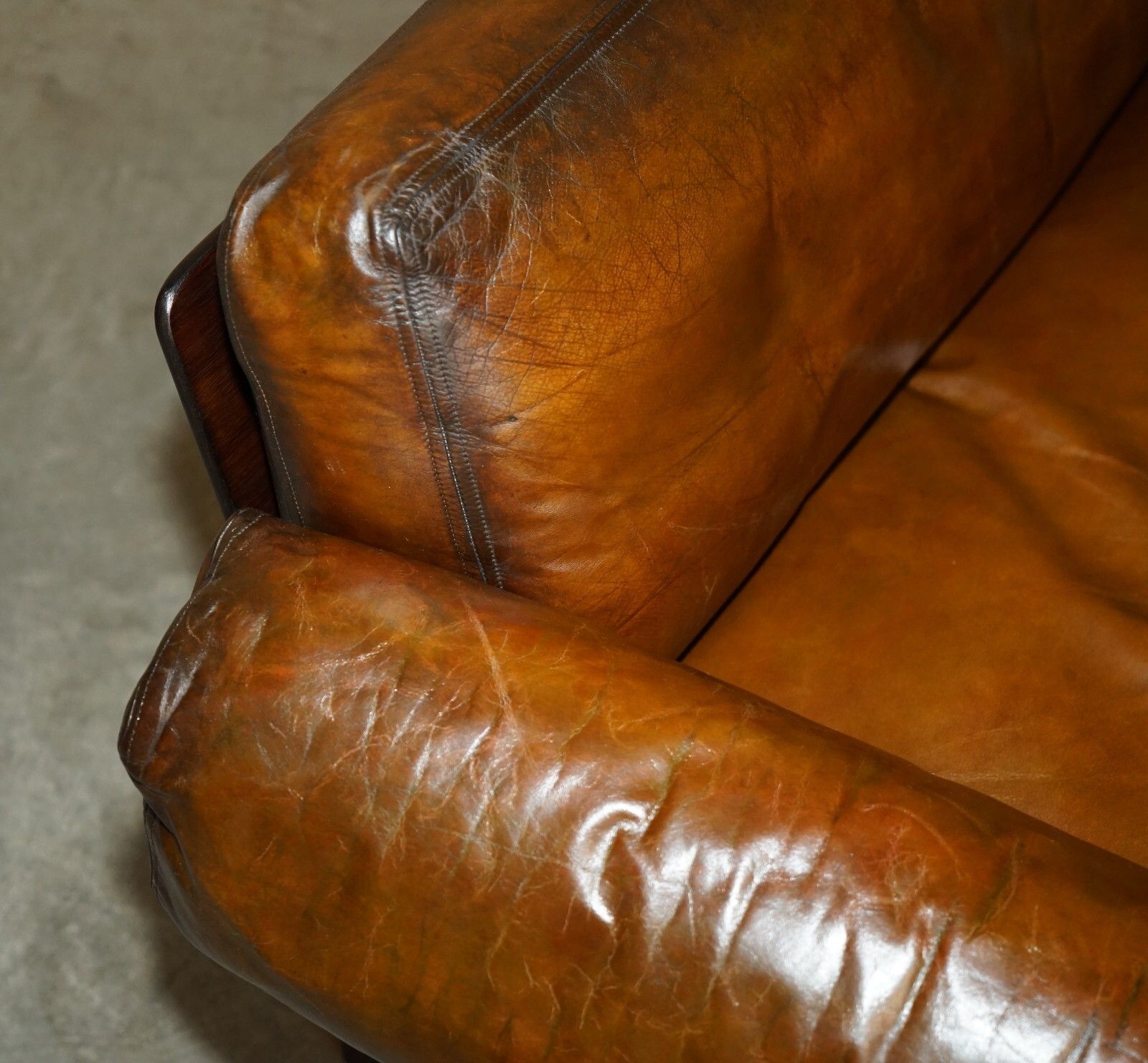 Sigurd Ressell For Vatne Mobler Rosewood Brown Leather Sofa Armchair Table Suite photo 15000.0