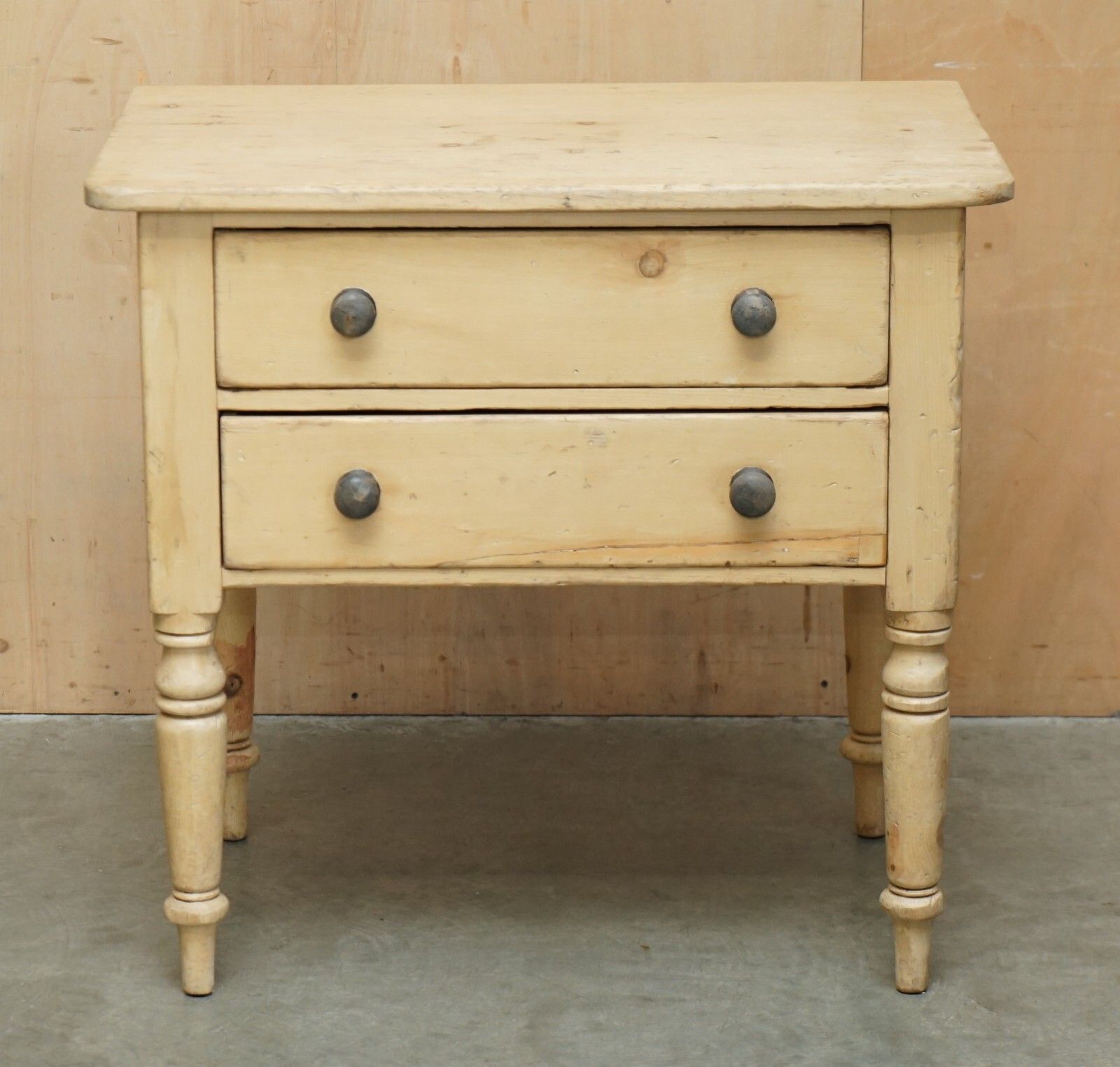 Super Rare Antique Georgian Circa 1800 Pine Housekeepers Drawers Sideboard photo furniture
