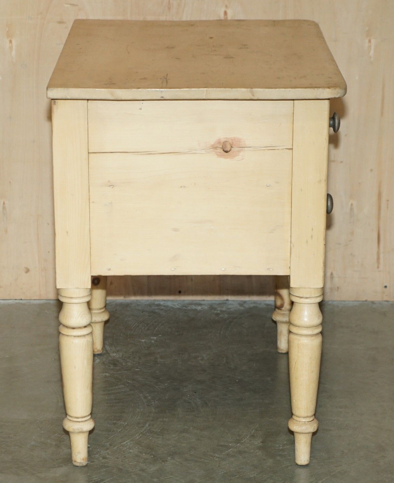 Super Rare Antique Georgian Circa 1800 Pine Housekeepers Drawers Sideboard photo vintage