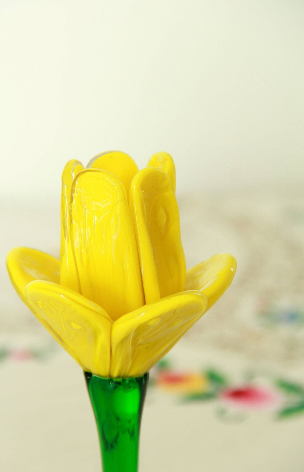 Narciso, Vintage Murano Flower Candle Holder, Italy, 1970s photo vintage