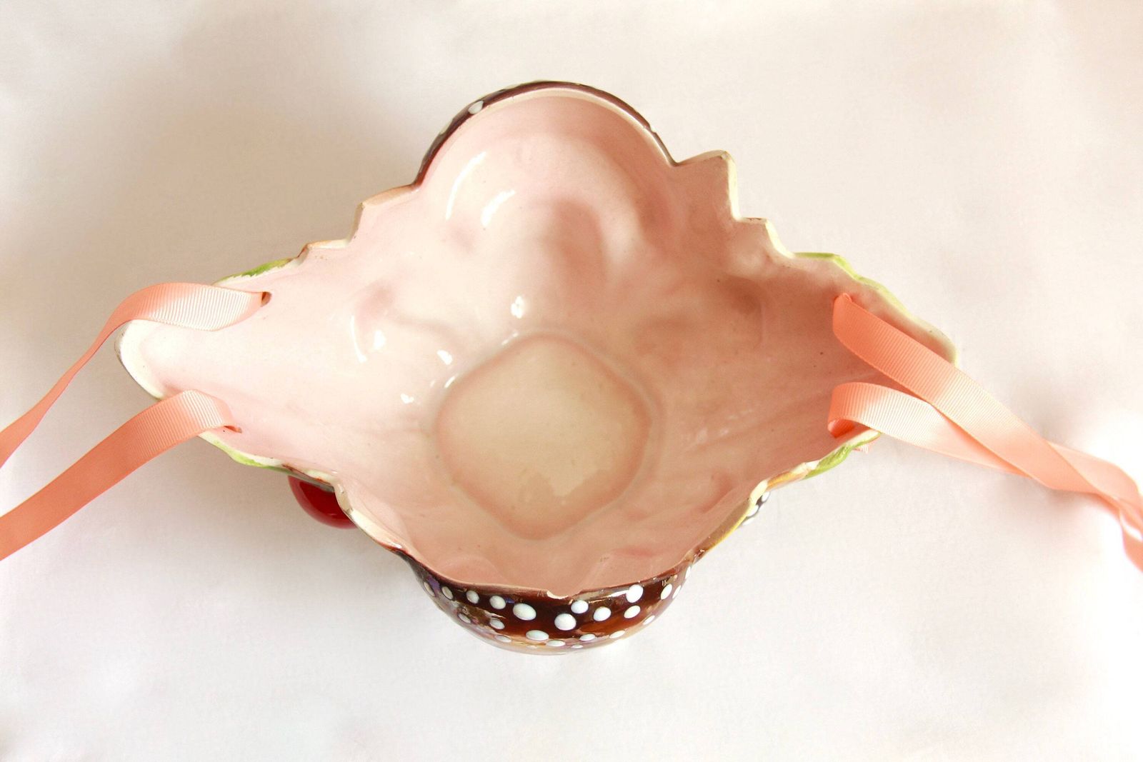 Porcino, Ceramic Hanging Pot, Italy, 1950s photo 141.0