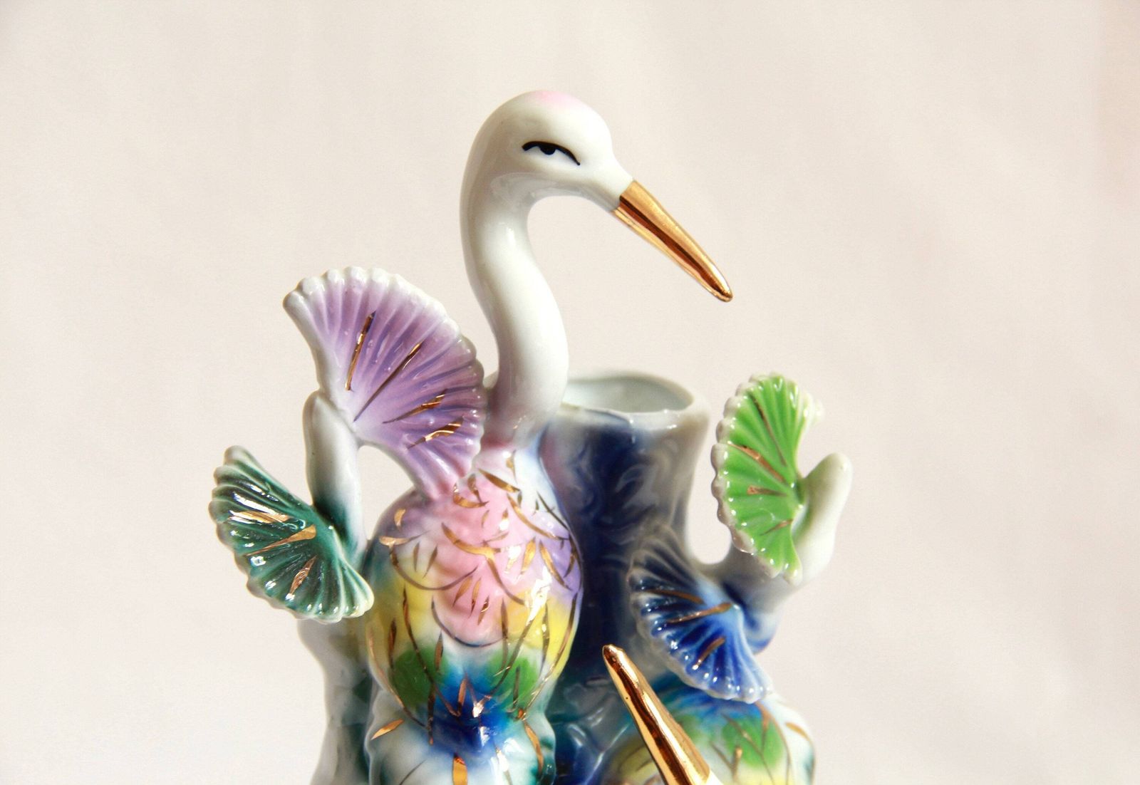 Aironi, Art Deco Porcelain Vase, Italy, 1940s photo vinterior