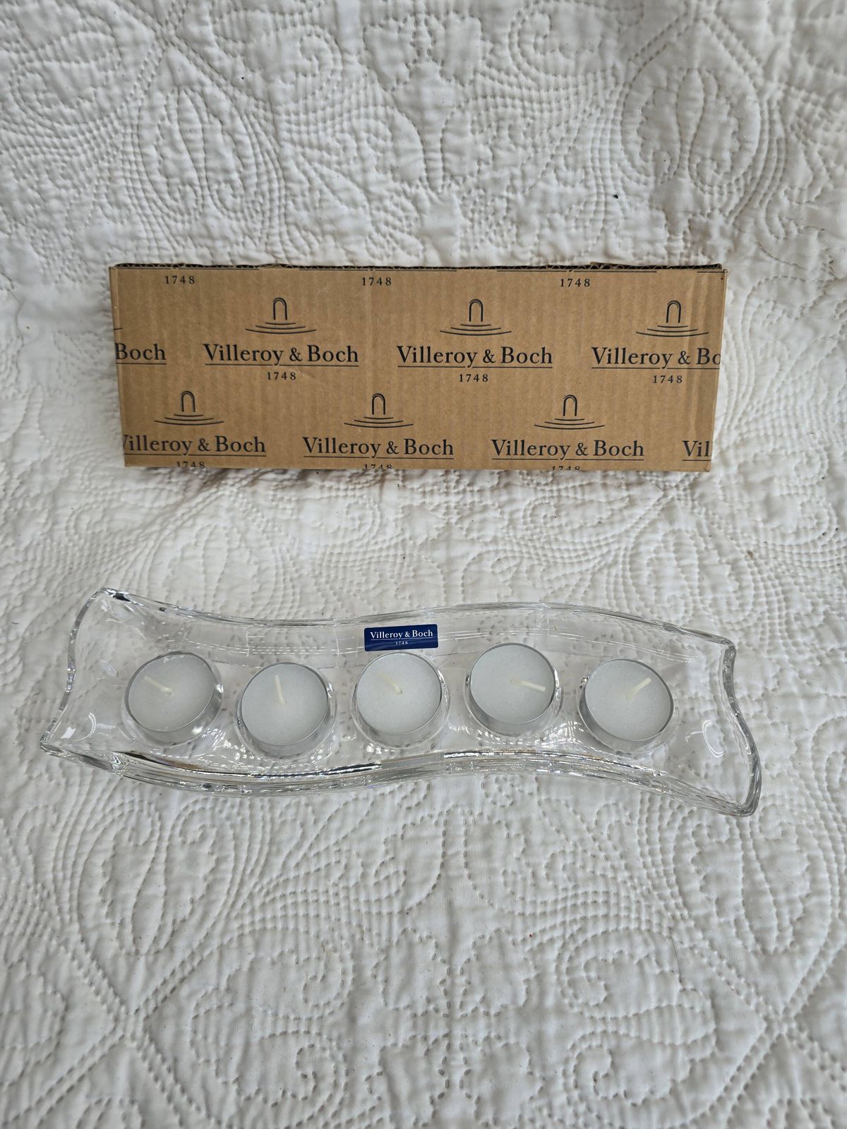Villeroy & Boch 5 Candle Crystal Candle Holder photo Home Decor