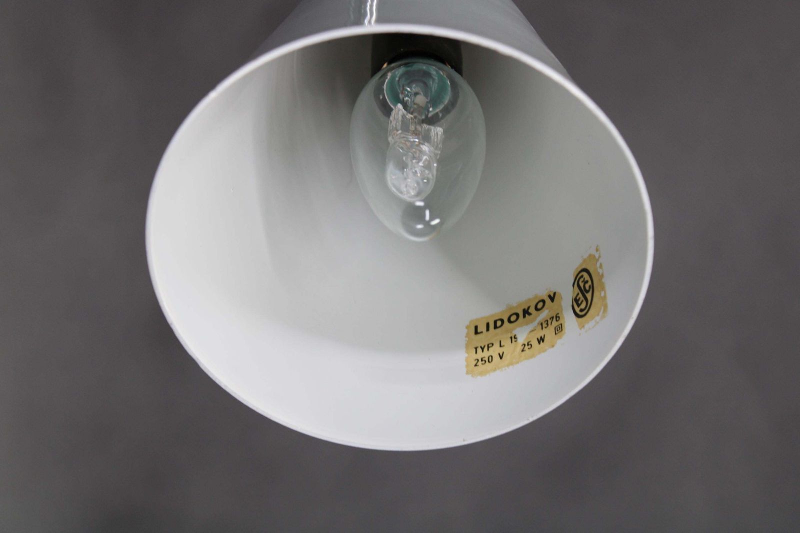 photo vinterior 1960s Josef Hurka Table Lamp For Lidokov , Czechoslovakia