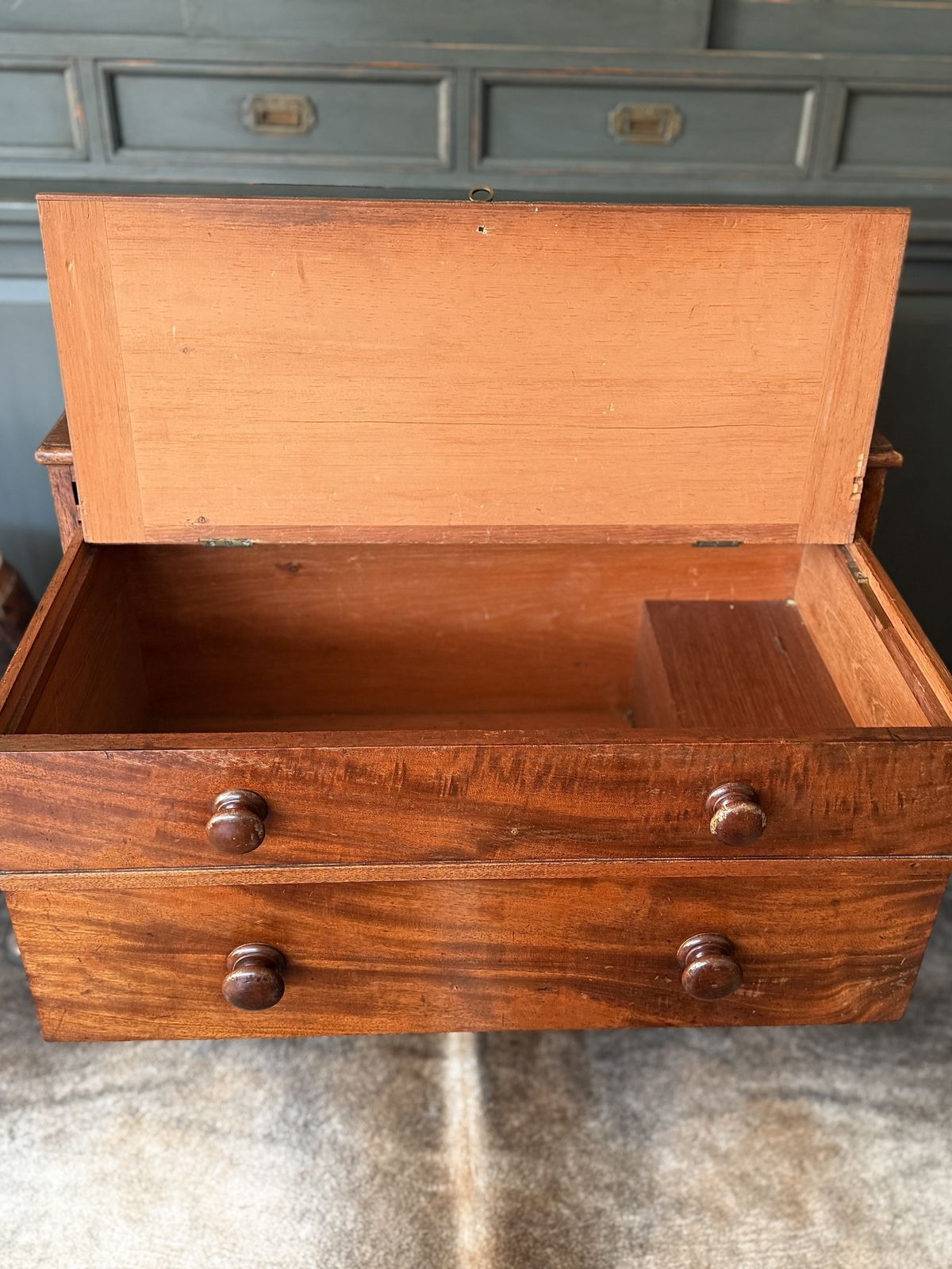 19th Century Mahogany Dressing Chest photo buy
