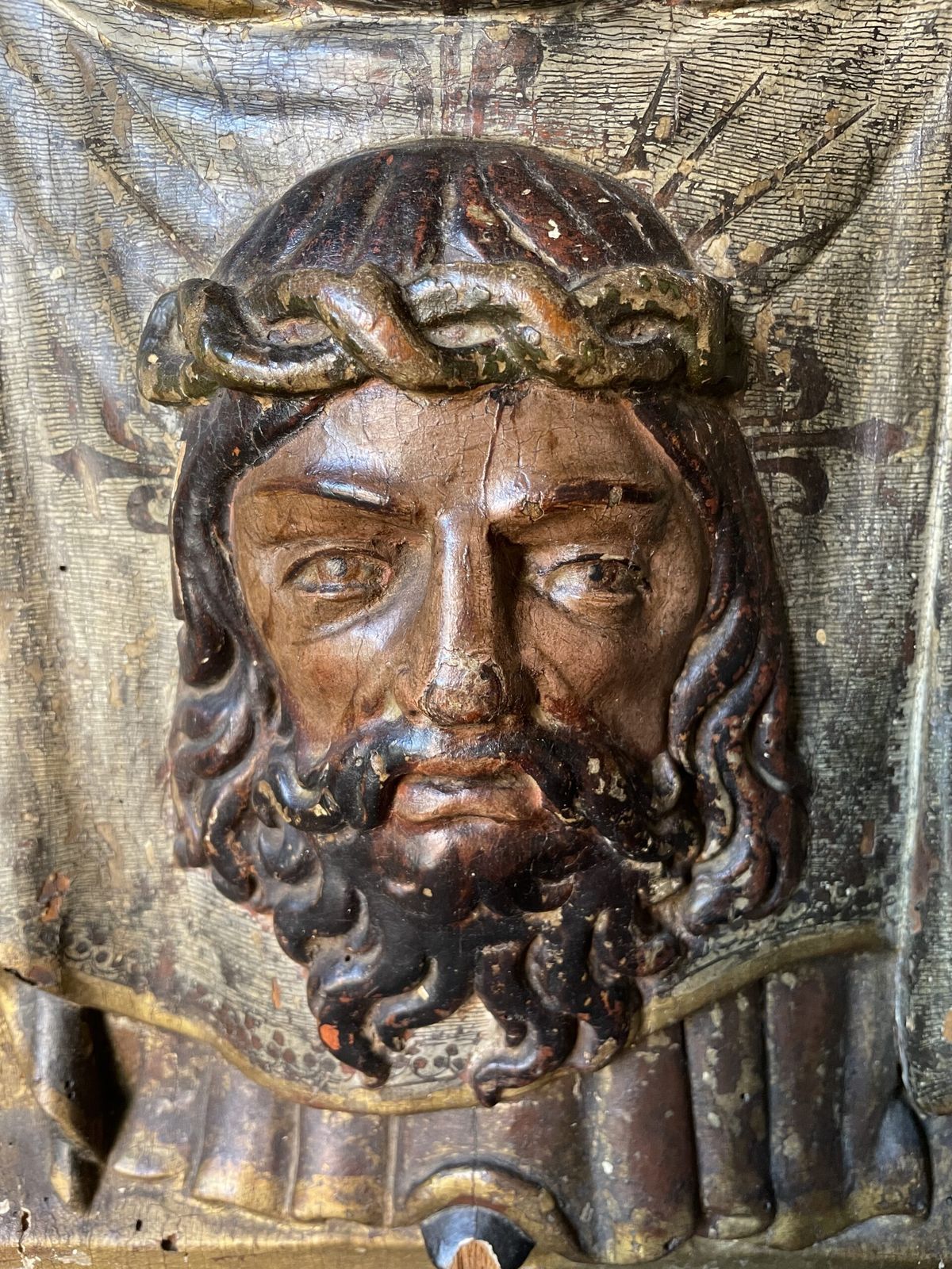 17th Century Tabernacle Door., 18th Century And Earlier photo 1500.0