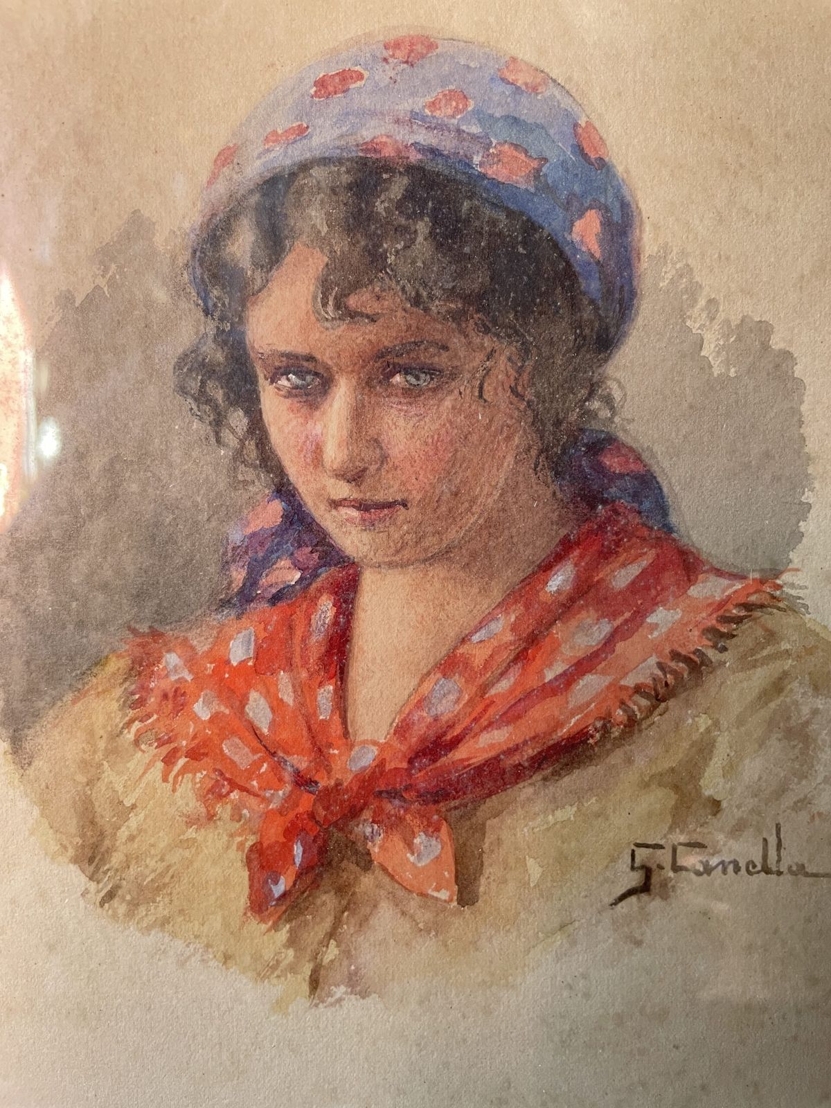 A Pair Of Very Fine Water Colours By Giuseppe Canella. photo Art