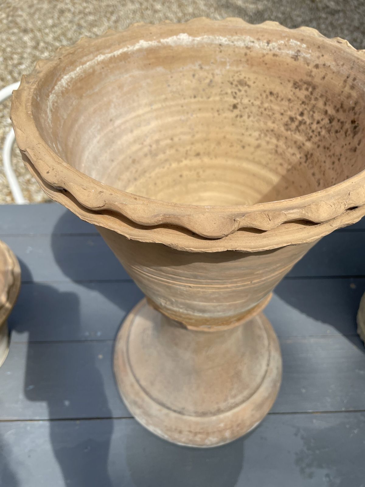 photo furniture Collection Of Early Italian Terracotta Pots.