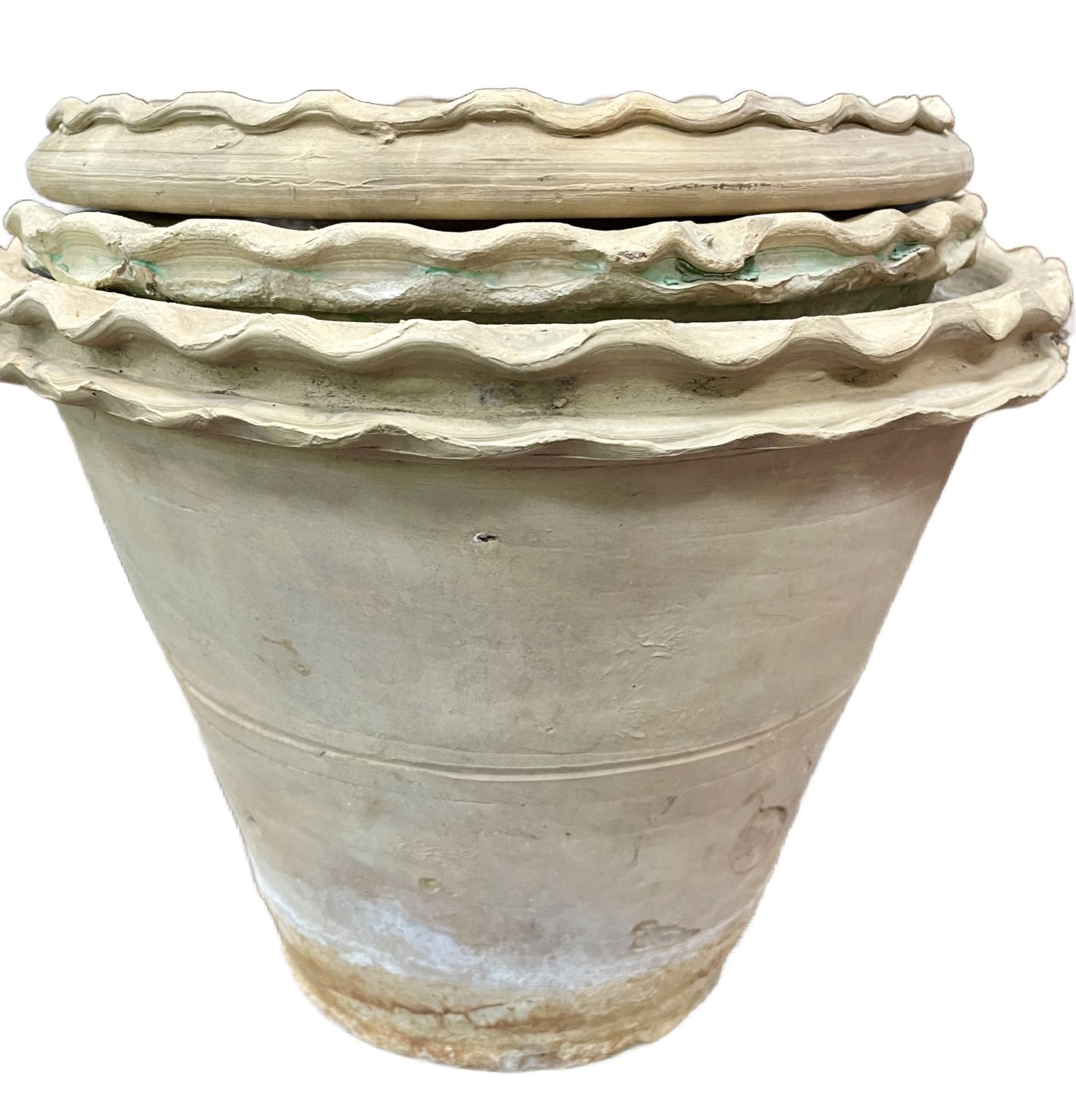 photo for sale Collection Of Early Italian Terracotta Pots.