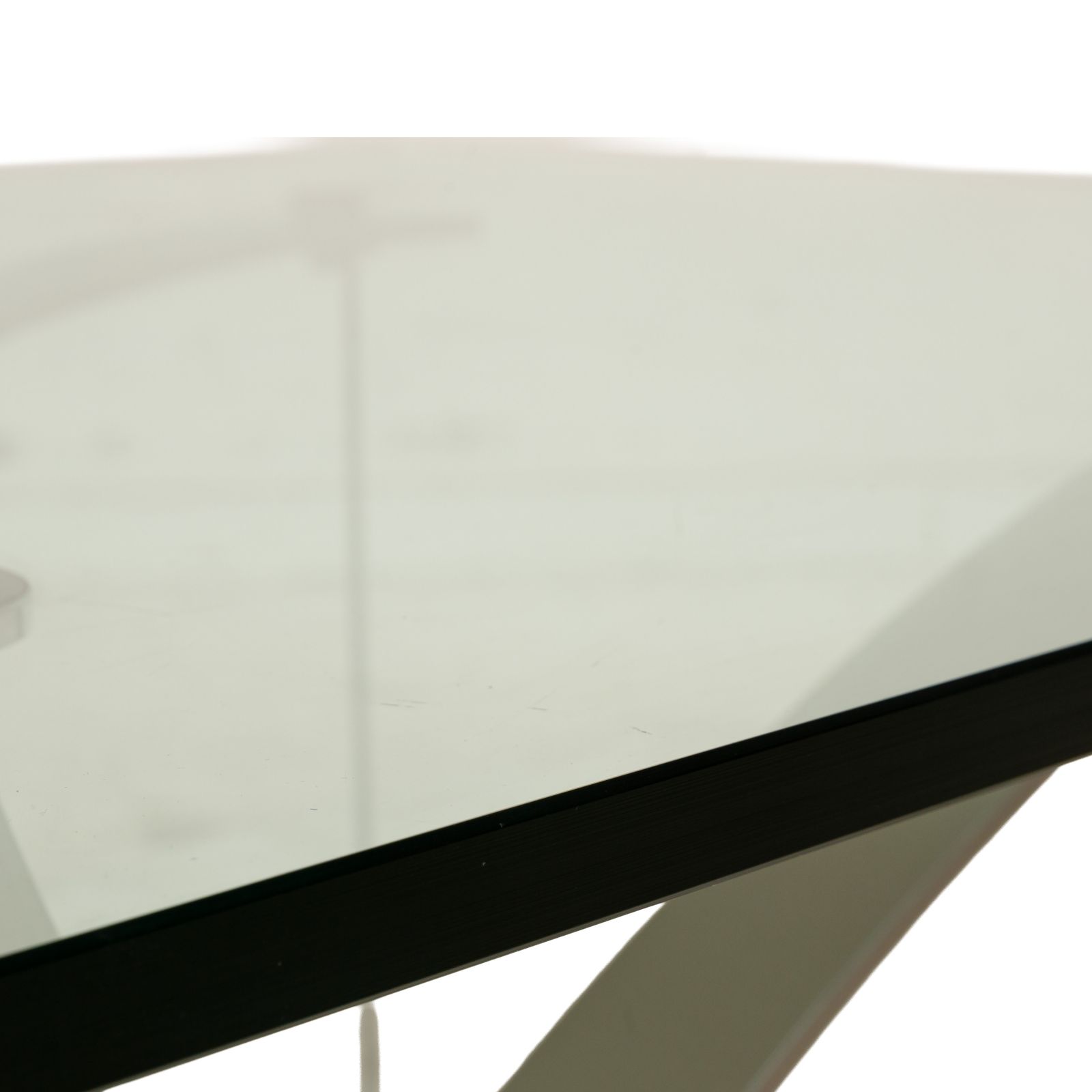 Table basse Rolf Benz 1150 en verre, argentée photo for sale