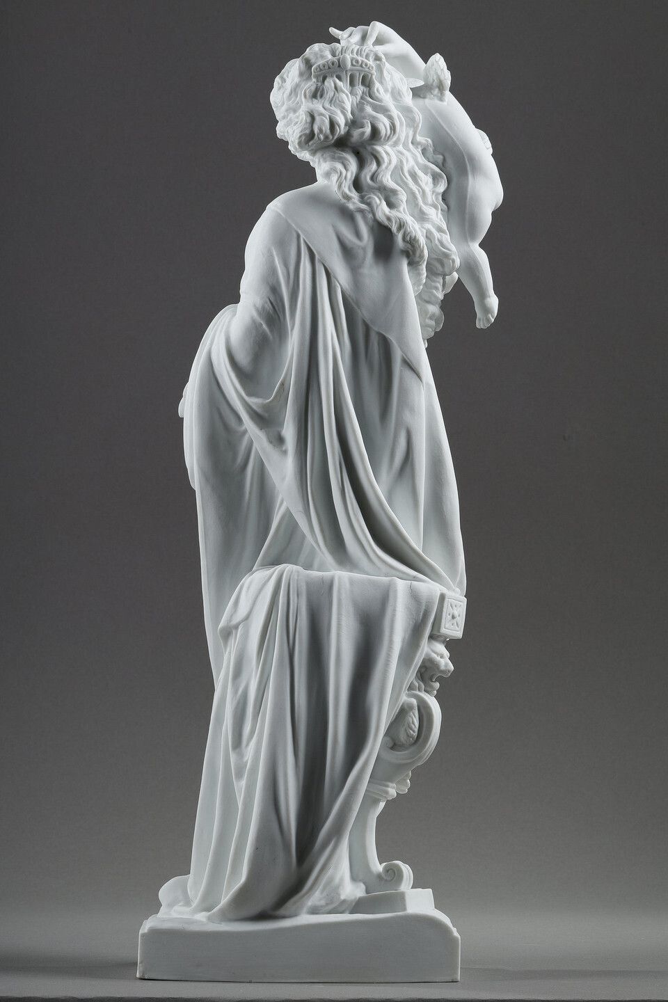Pair Of Allegorical Figures Biscuit Porcelain, After Carrier Belleuse. European Work, Circa 1870 1880 photo buy