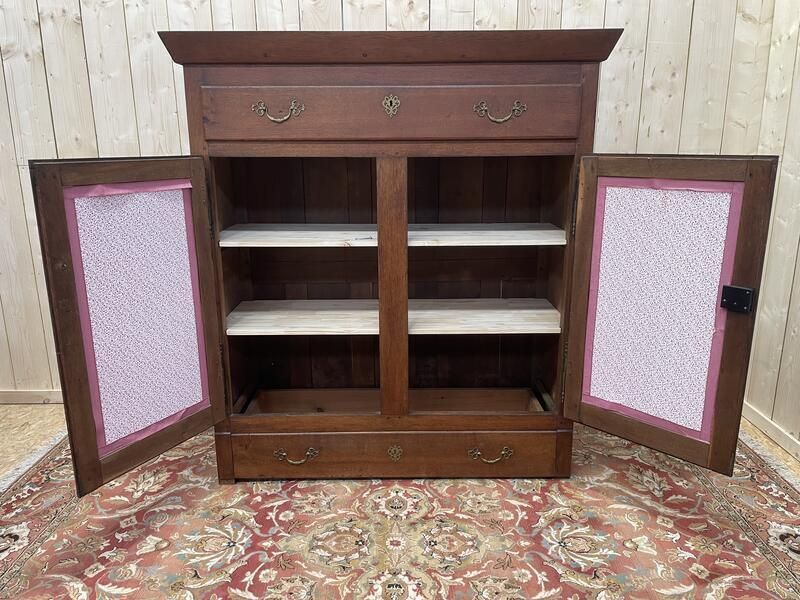 Armoire Basse En Chêne Massif, 1800s photo 900.0