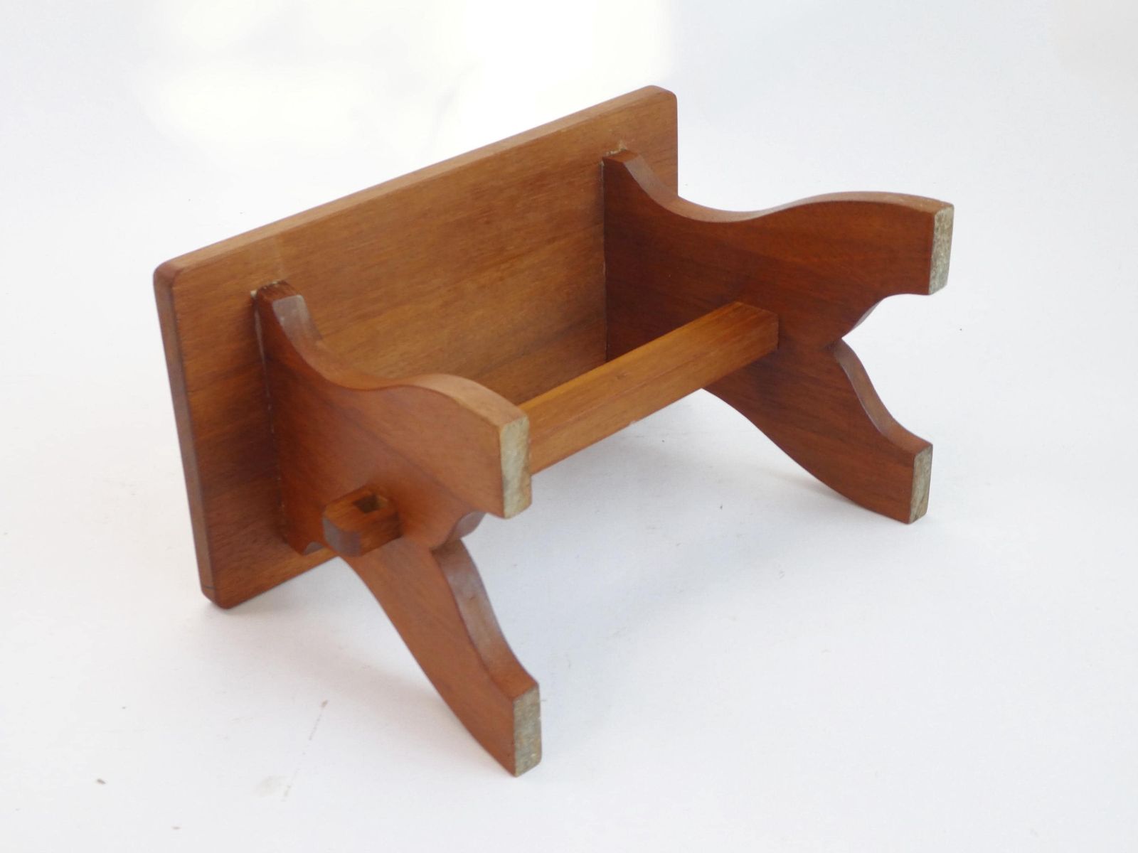 Antique Wooden Small Stool, Wooden Plant Stand, Farmhouse Decor, French Side Table, Bench photo buy