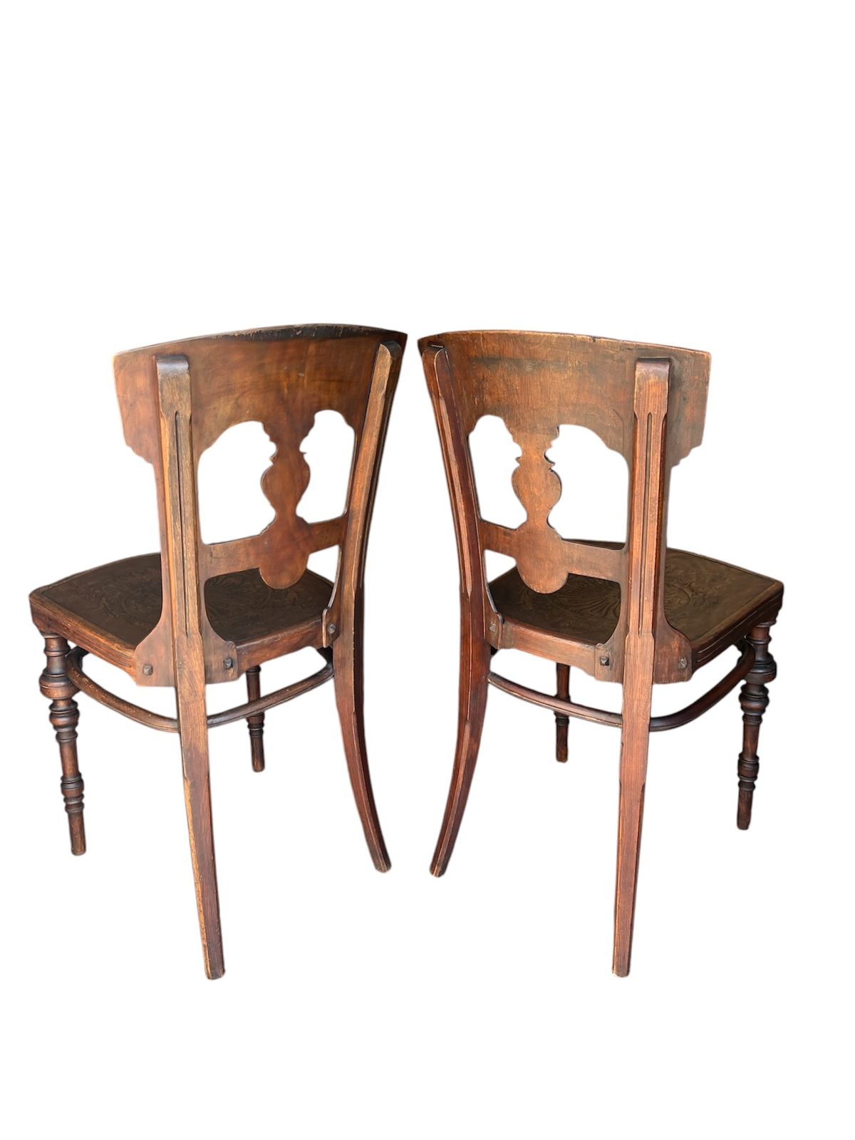 J&J Kohn Of Austria Victorian Rare  Set Of 2 Matching Chairs photo furniture