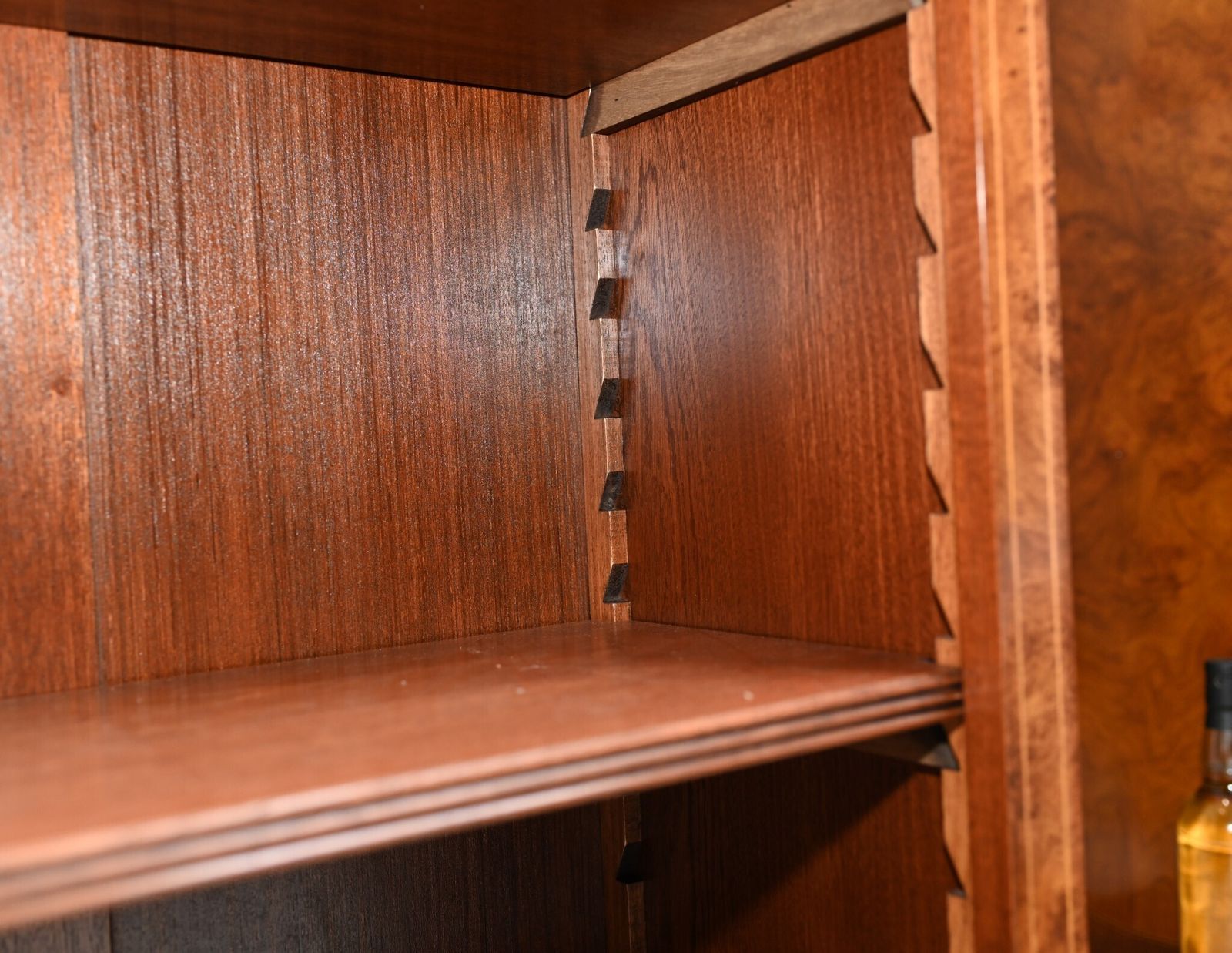 Pair Sheraton Bookcases   Walnut Low Open Front Bookcase photo buy