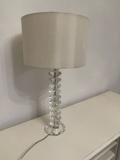Crystal Glass Art Deco Style Lamp photo Home Fixtures