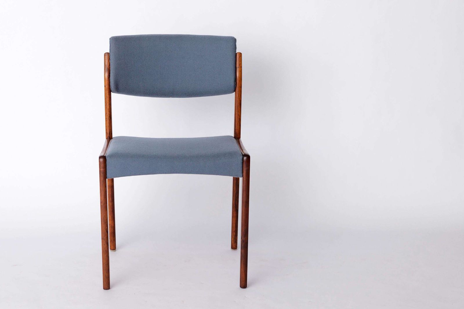 Pair Of H.W. Klein Rosewood Dining Chairs For Bramin – Danish Modern, 1960s | Reupholstered Vintage Mid Century Chairs photo for sale