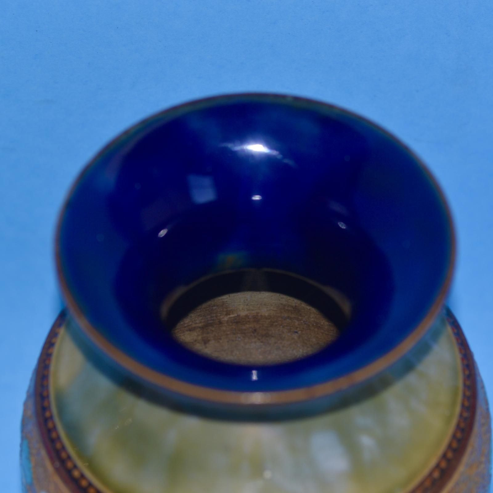 Home Decor Attractive Pair Of Doulton Lambeth Vases (1885 1902 Slater) photo