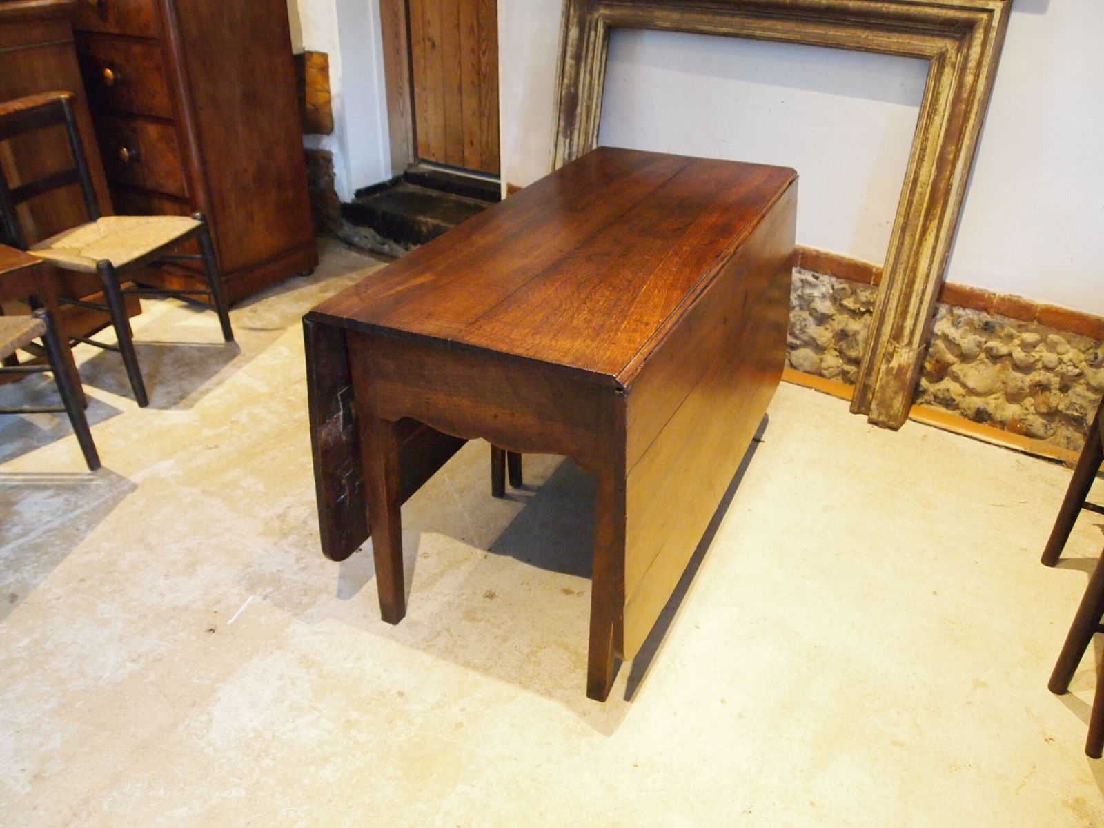 Table Rare Welsh Oak Dining Farmhouse George III C1770 photo furniture