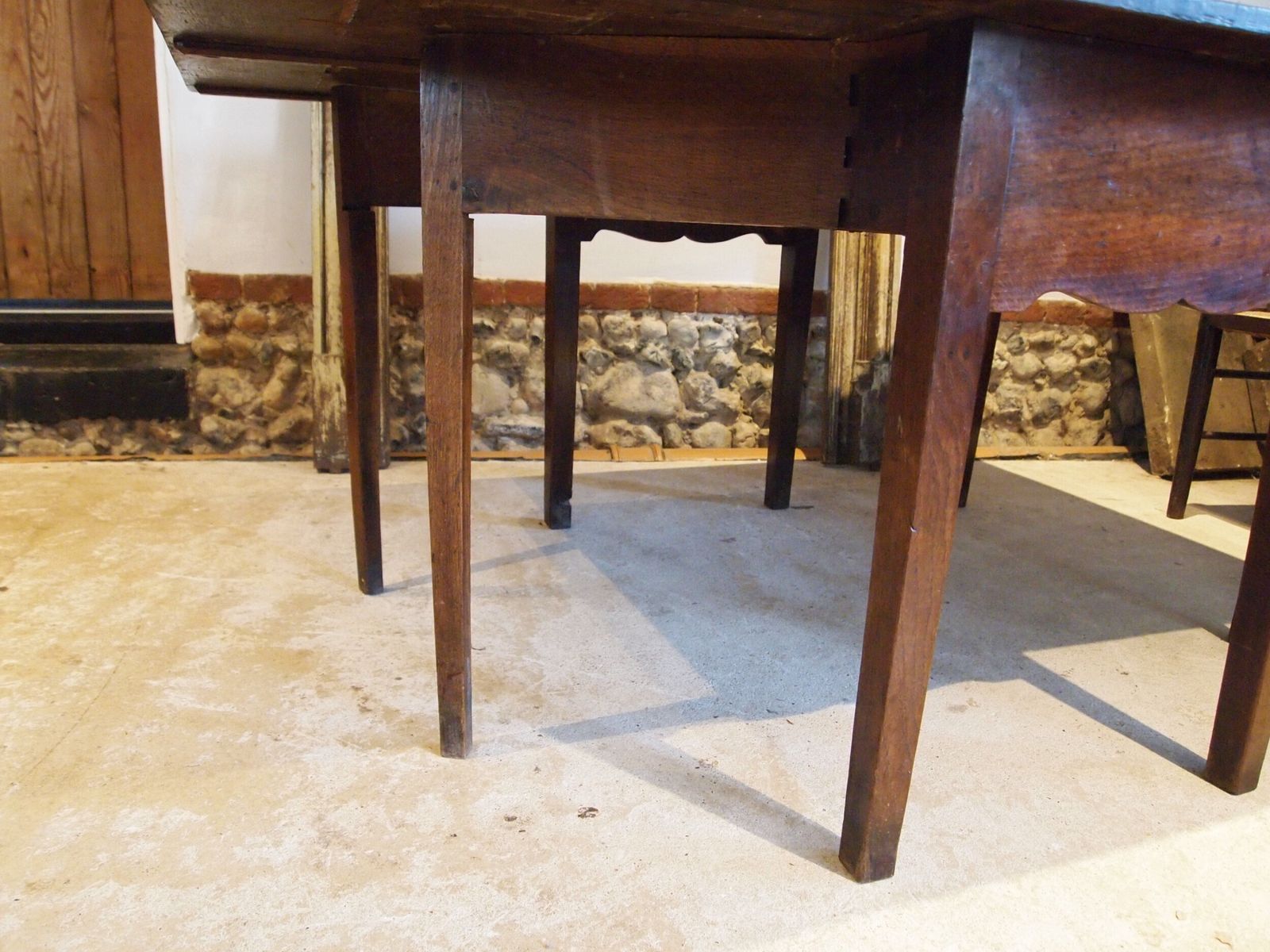 Table Rare Welsh Oak Dining Farmhouse George III C1770 photo vinterior