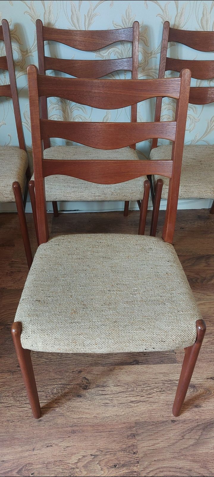 Set Of 4 Danish Dining Chairs By Arne Wahl Iversen For Glyngøre, 1970s photo Furniture