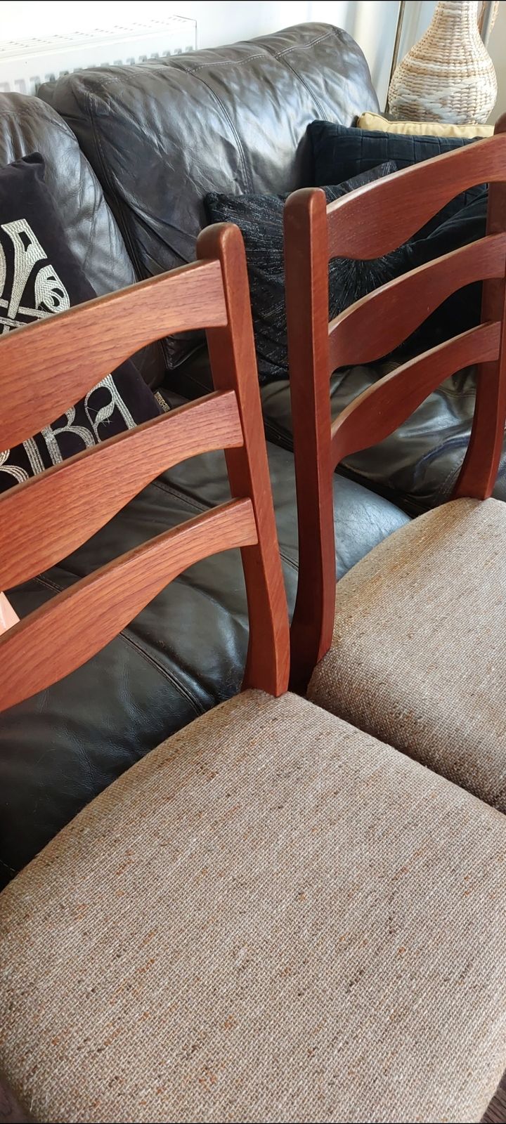 Set Of 4 Danish Dining Chairs By Arne Wahl Iversen For Glyngøre, 1970s photo vintage