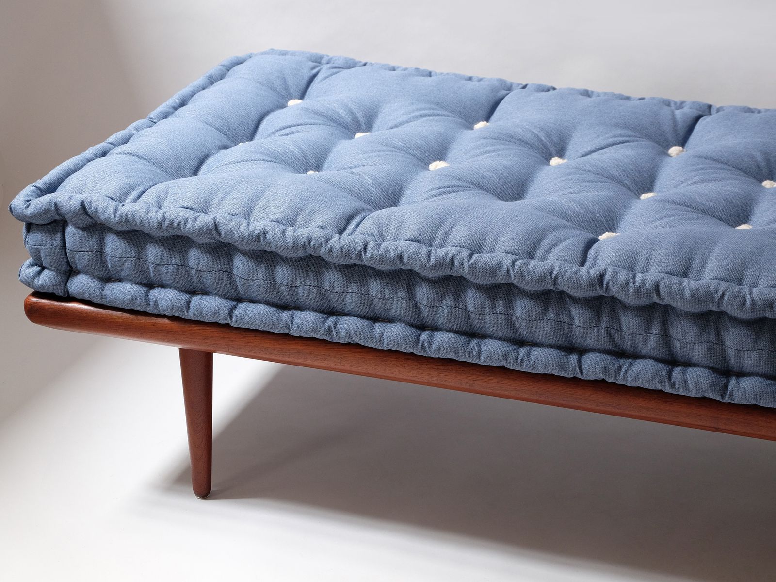 Early Production"Minerva" Daybed Model Fd417 By Hvidt&Mølgaard For France&Daverkosen,Denmark 1950's,New Luxurious Handcrafted Horsehair Mattress "Sen" photo vintage