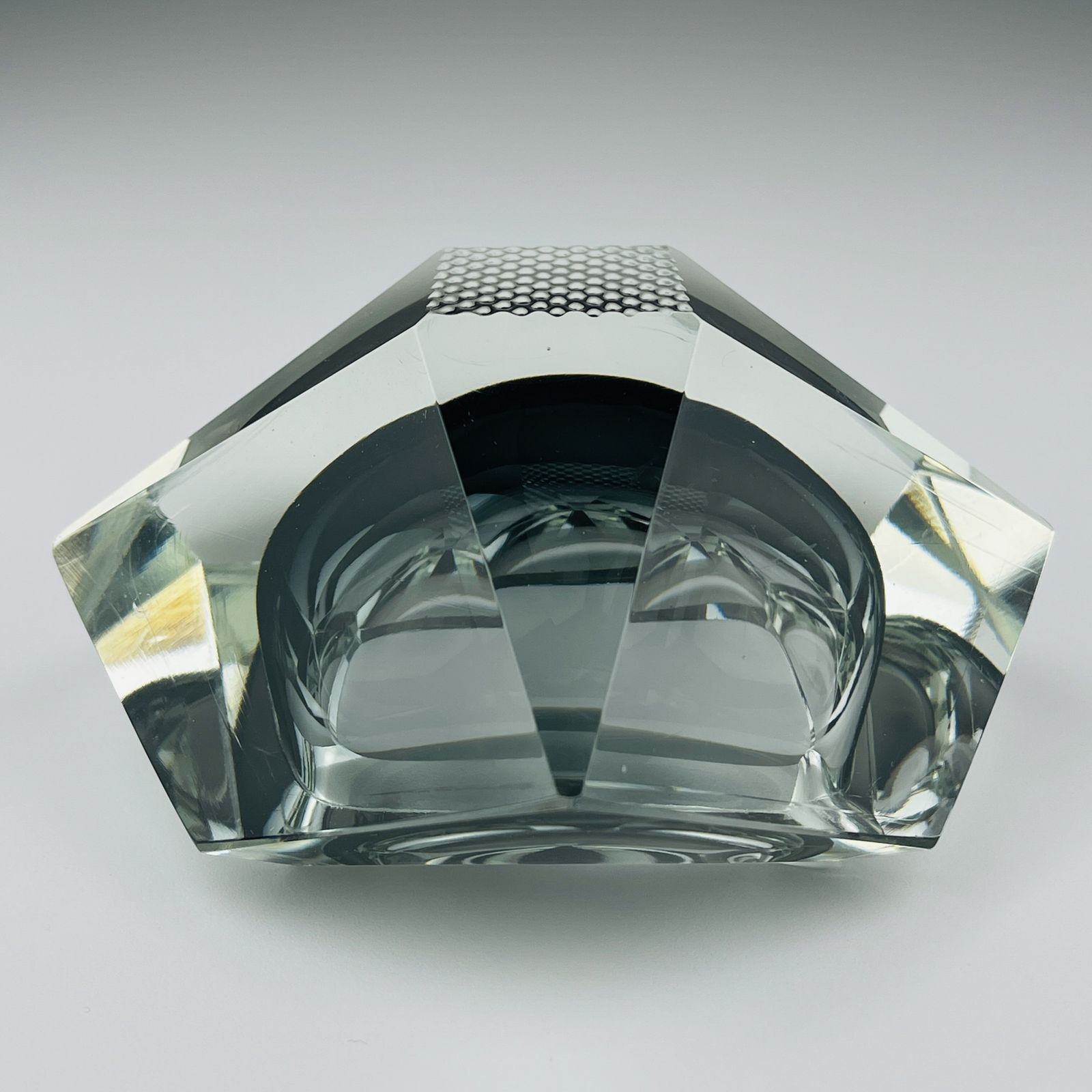Home Decor Original Murano Glass Sommerso Ashtray, Italy, 1970s photo
