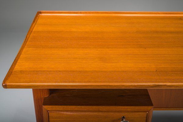 photo furniture Danish Teak Desk By Peter Lovig Nielsen For Hedensted Mobelfabrik, 1974