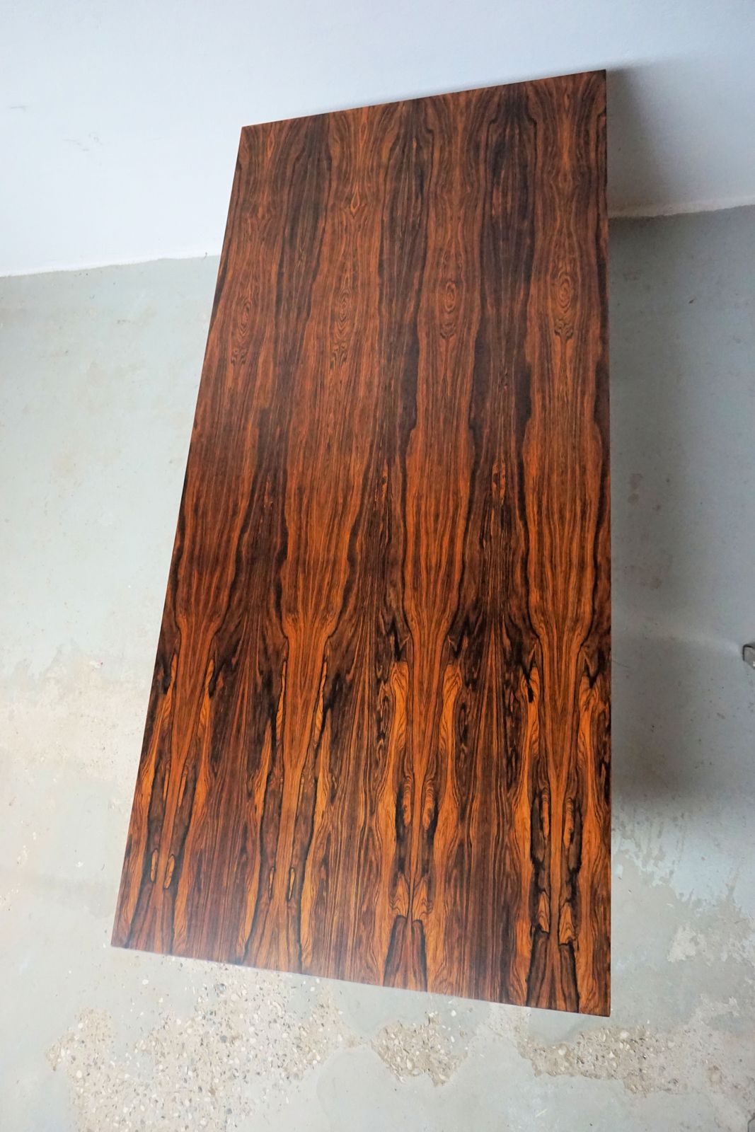 Large Fully Restored Finn Juhl Excecutive Desk In Brazilian Rosewood By Cado, 1960s photo vintage