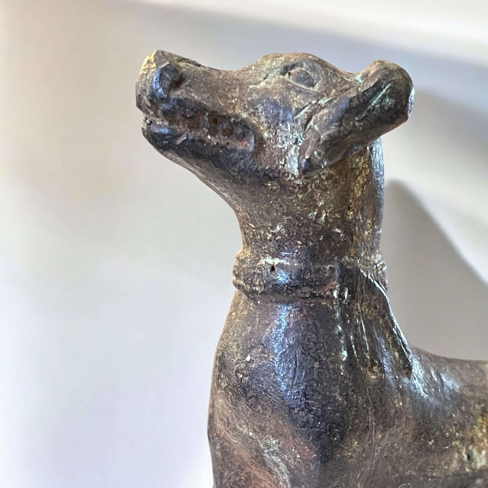 Antique Chinese Bronze Han Dynasty Style Dog